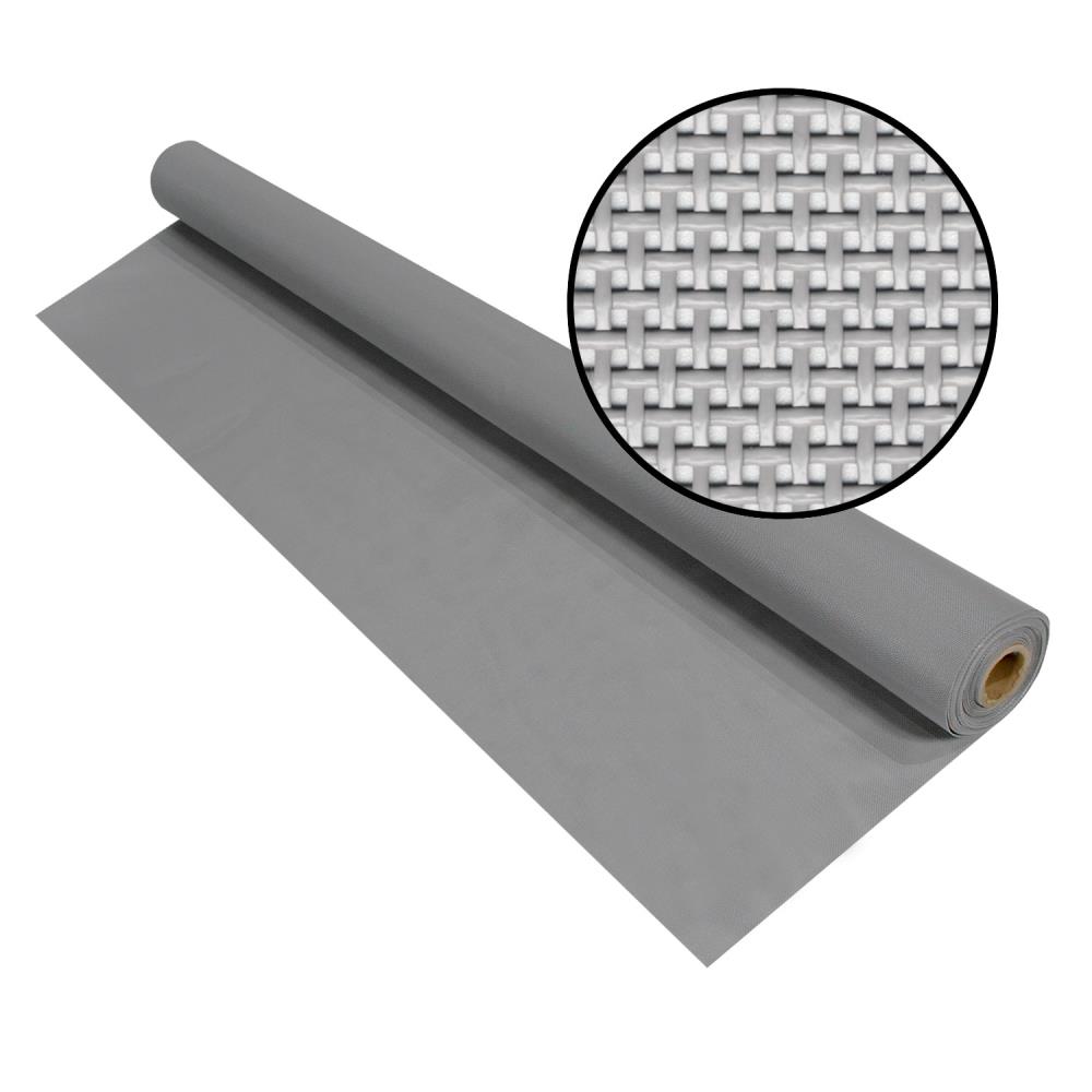 Phifer 3008466 SunTex174 80 8-ft x 50-ft Gray Polyester Screen mesh