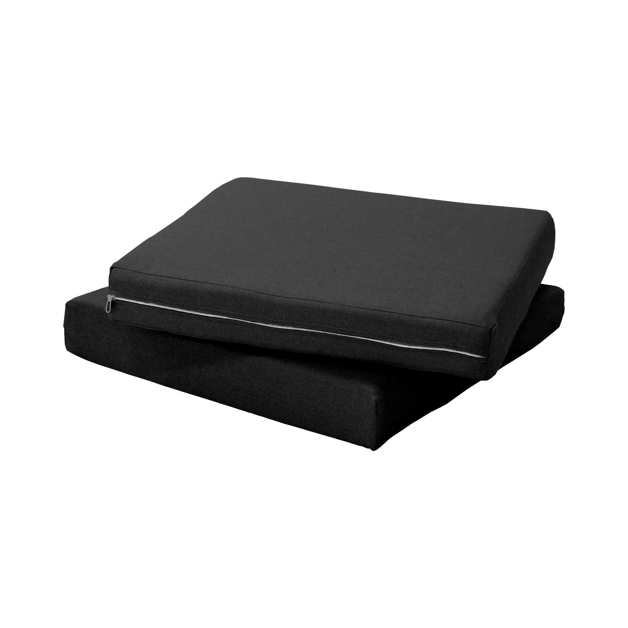 Westin Furniture OD3001-BK Delano 22-in x 21-in 2 -Piece Black Patio sofa cushion