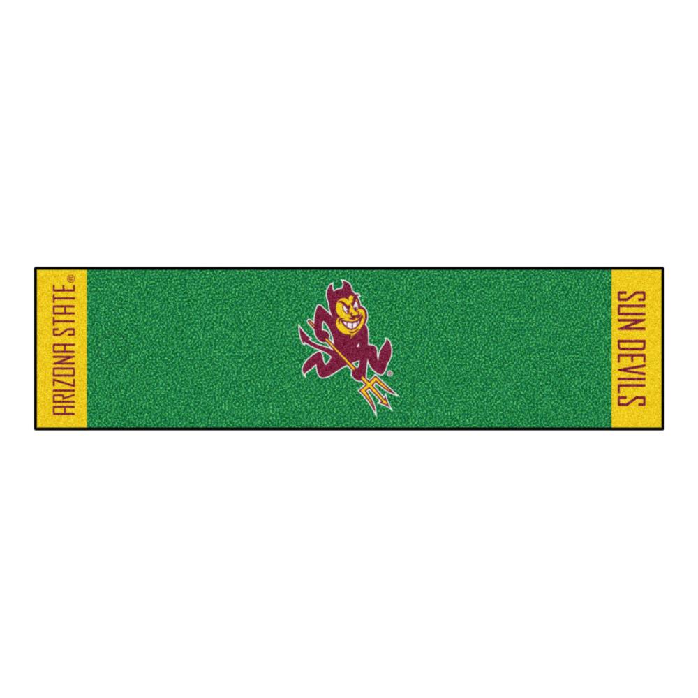 FANMATS 10329 1.5-ft x 6-ft NCAA Putting Green Mat Putting Green