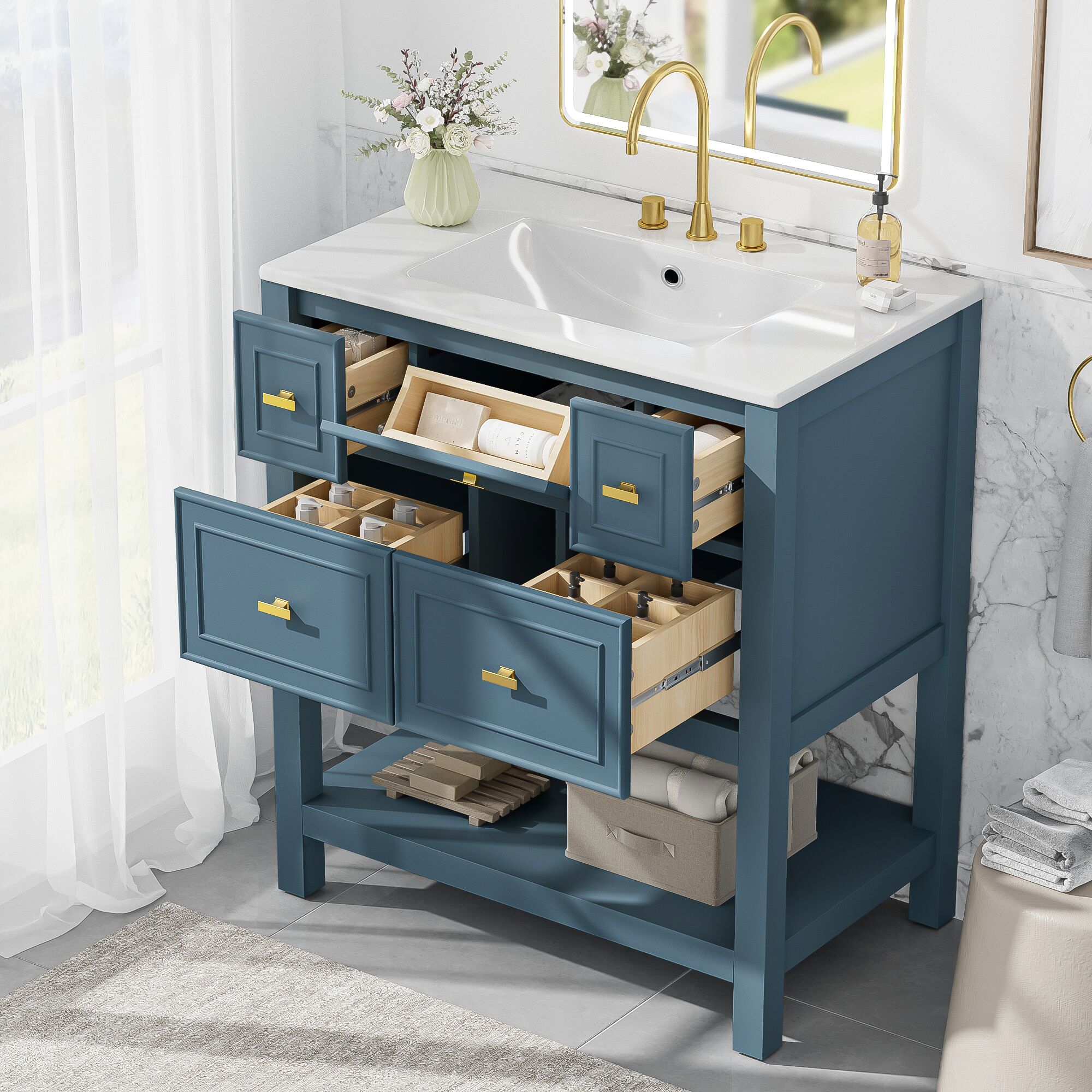 ModernLuxe L3P-N710P247488C Bath-Vanity-Combo - View #19