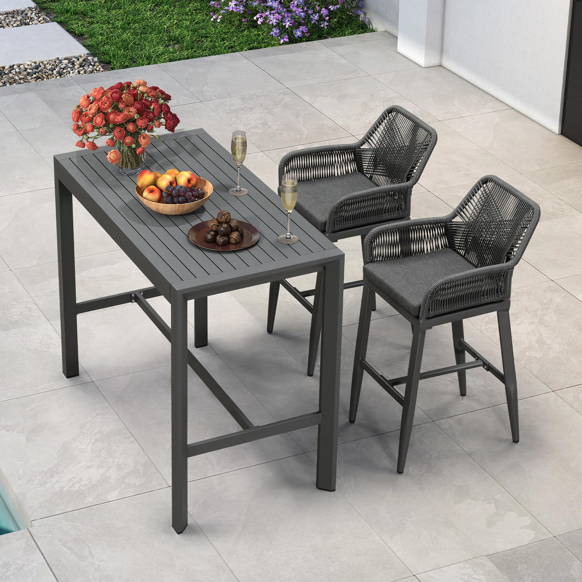 PURPLE LEAF LS04-SX-GB02-GY stools - View #7