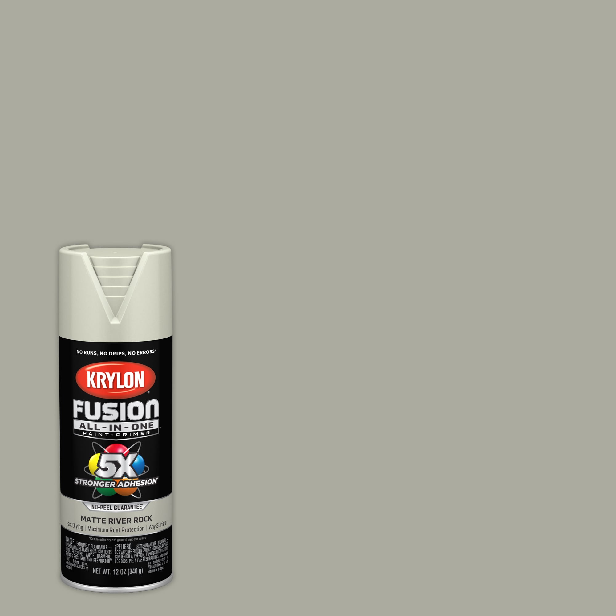 Krylon Fusion All-In-One Matte Black Spray Paint - 12 oz