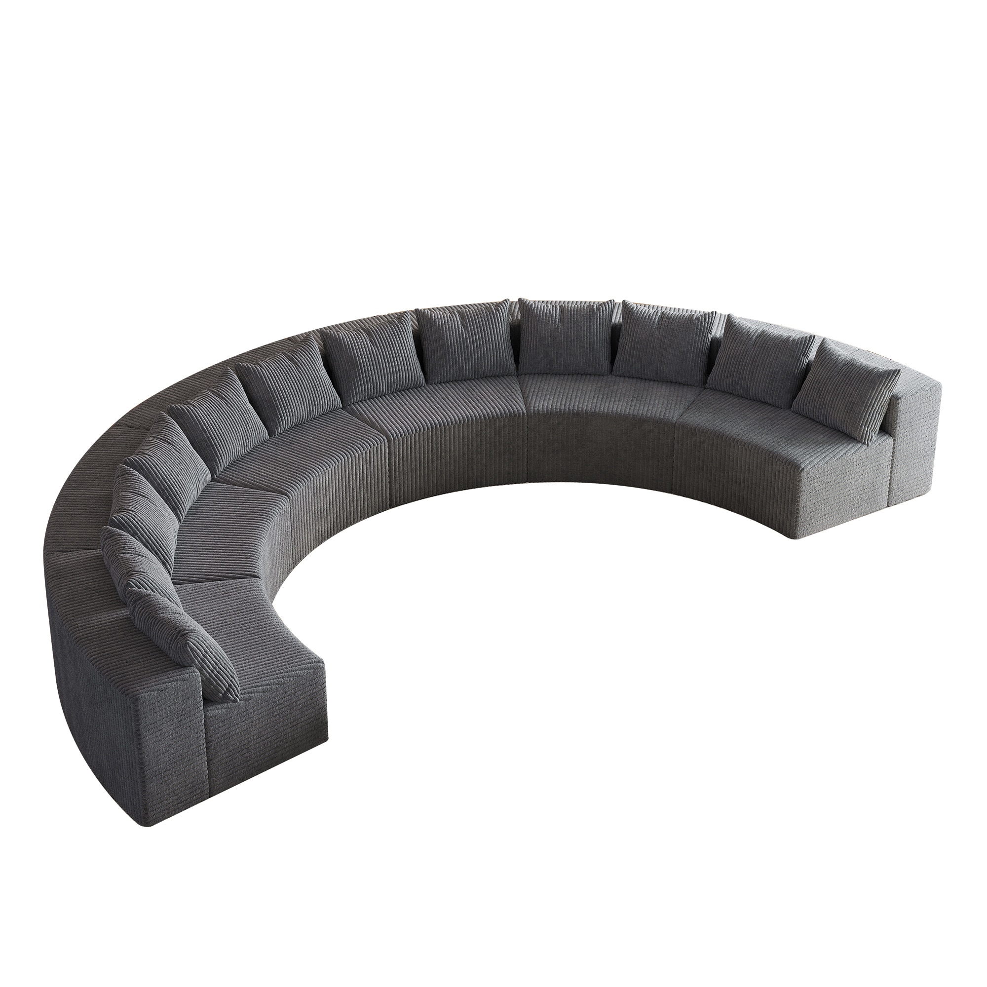 SINOFURN SYA020330GY 175-in Modern Gray 6+ -seater Sectional