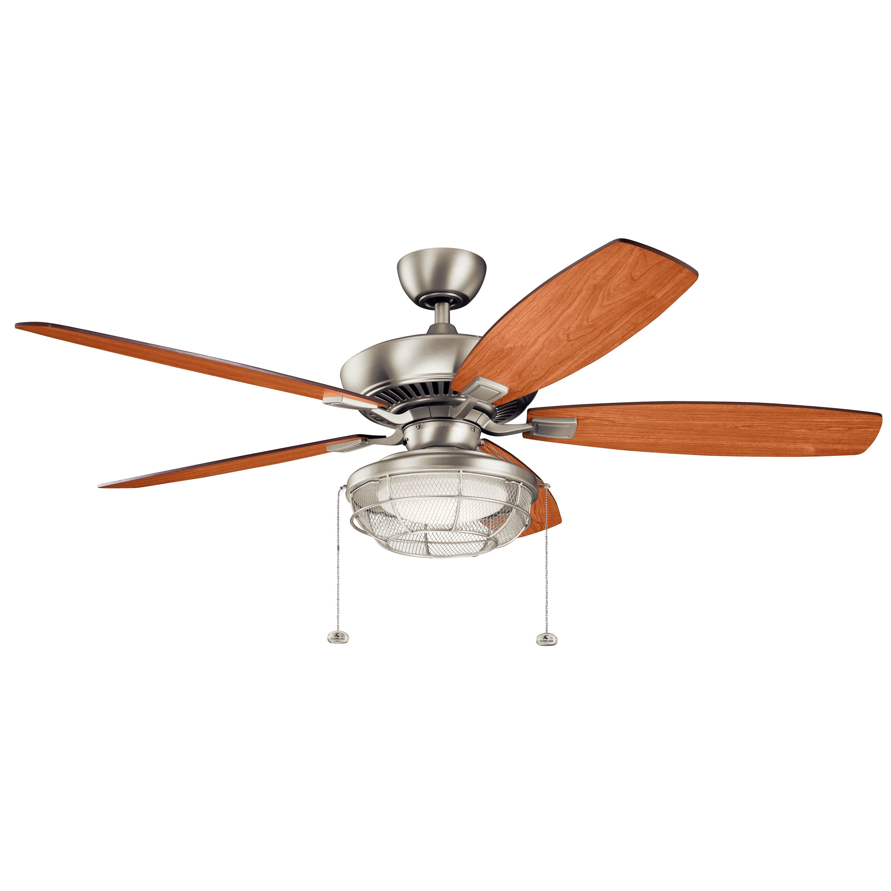 Kichler Canfield 60-in Brushed Nickel Indoor Ceiling Fan (5-Blade) in ...