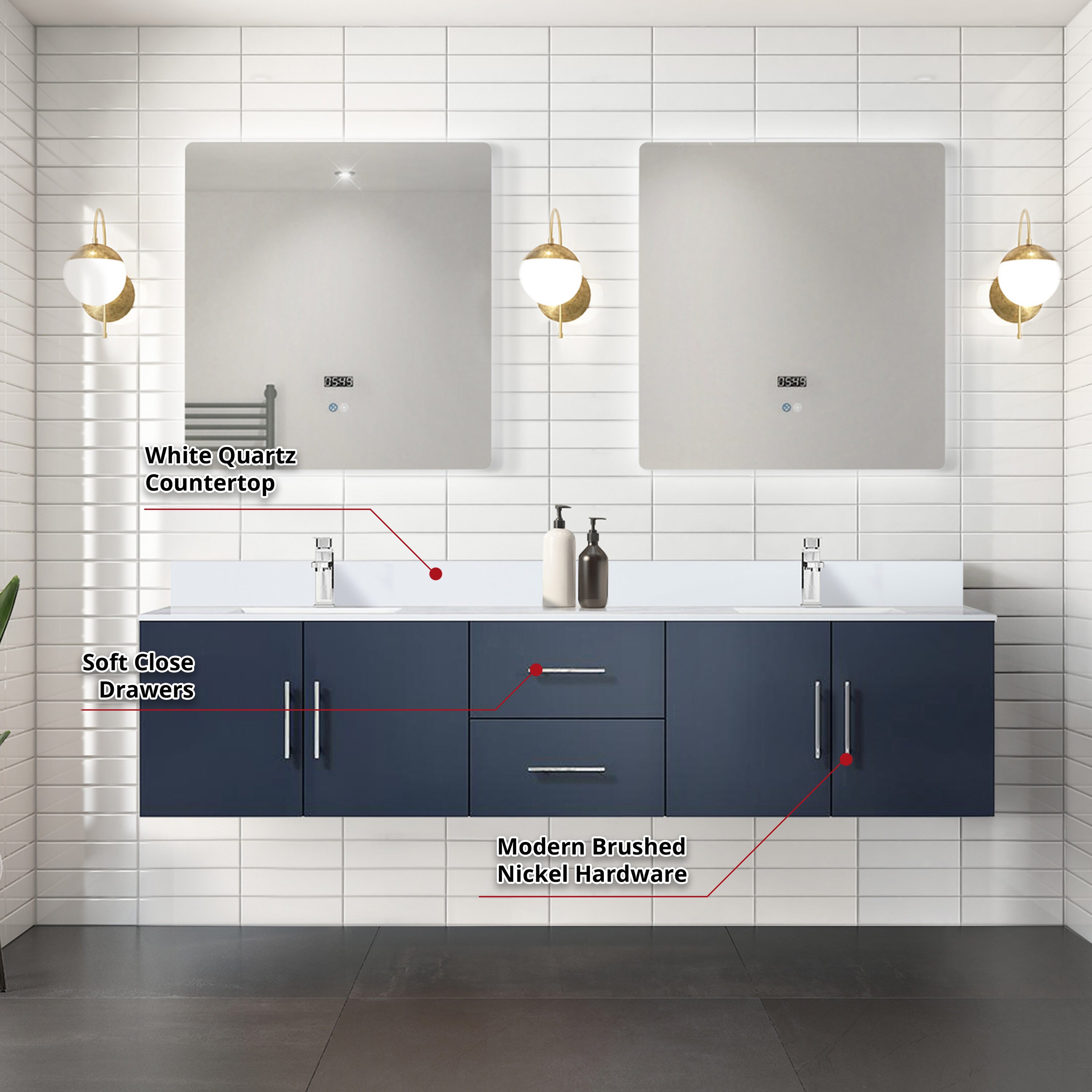 Lexora LVG80DE210 Bath-Vanity-Combo - View #5