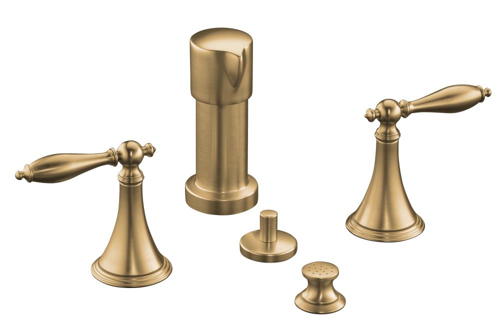 Kohler Finial Vibrant Brushed Bronze Vertical Spray Bidet Faucet In The Bidet Faucets Department