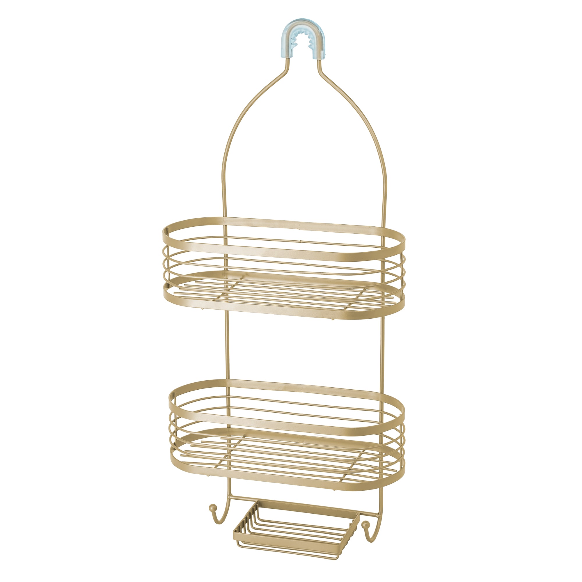 ACENTO SC421GLD Gold Stainless steel 3 -Shelf Over the showerhead Hanging shower caddy 11.3-in x 5.8-in x 23.9-in