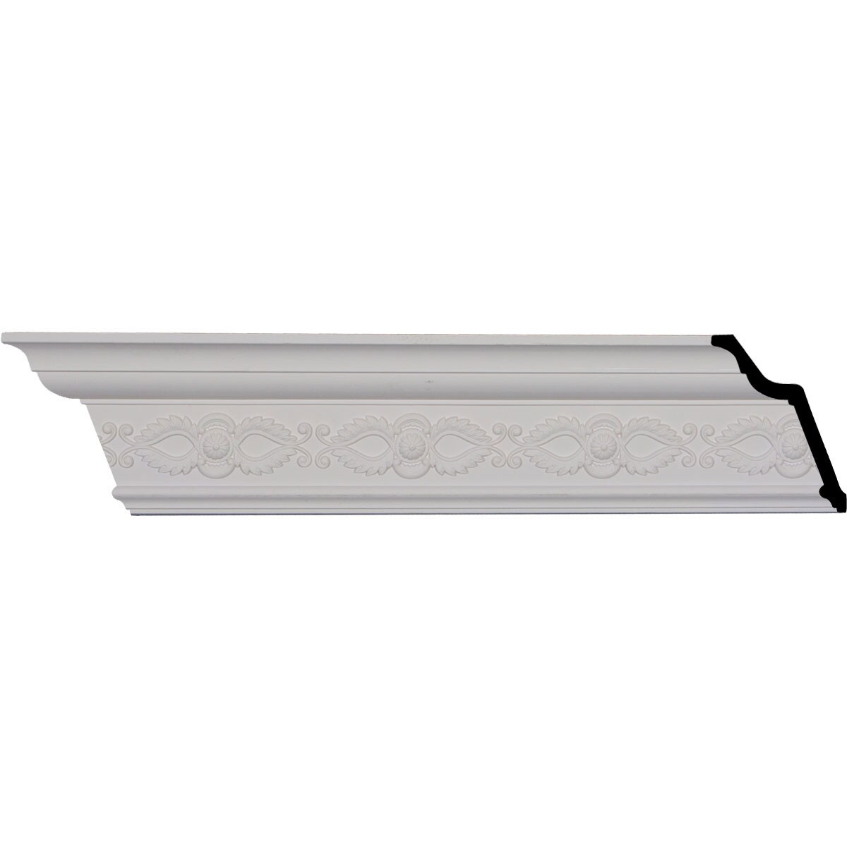 Ekena Millwork MLD05X03X05LO-CASE-8 Logan 5-7/8-in x 7-ft 10-1/2-in Primed Urethane Crown Moulding 8 -Pack