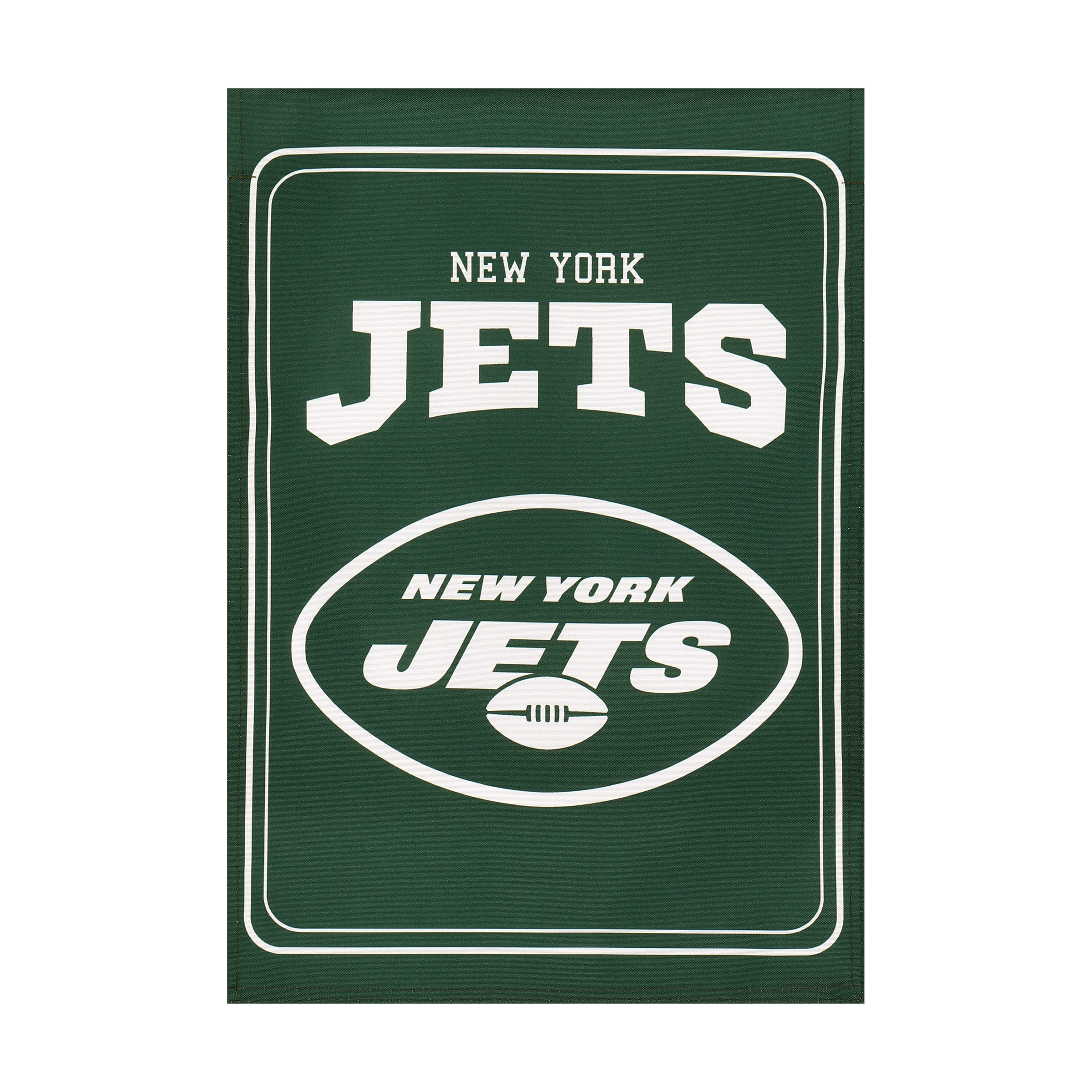 Evergreen ZLW14L3821 1-ft W x 1.5-ft H New York Jets Garden flag