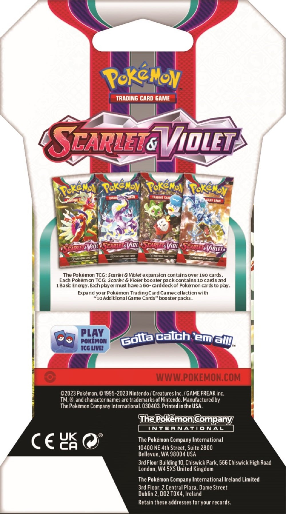 Pack 10 Cartas Sv2 Pokémon Modelos Sortidos