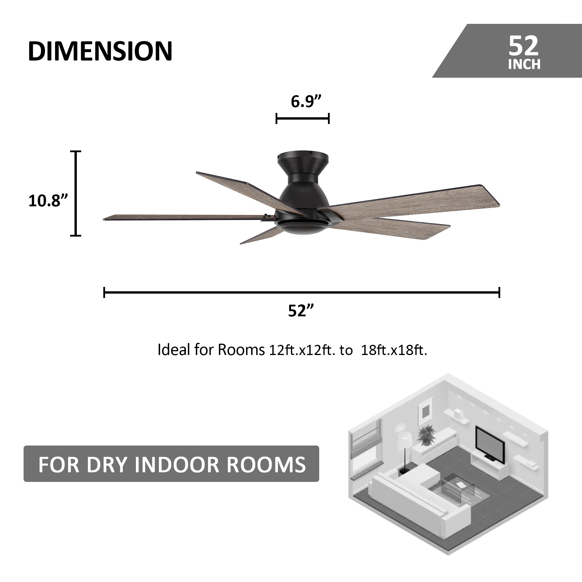 CARRO USA LCFR525J1-N10-BO-FM Ceiling-Fans - View #6