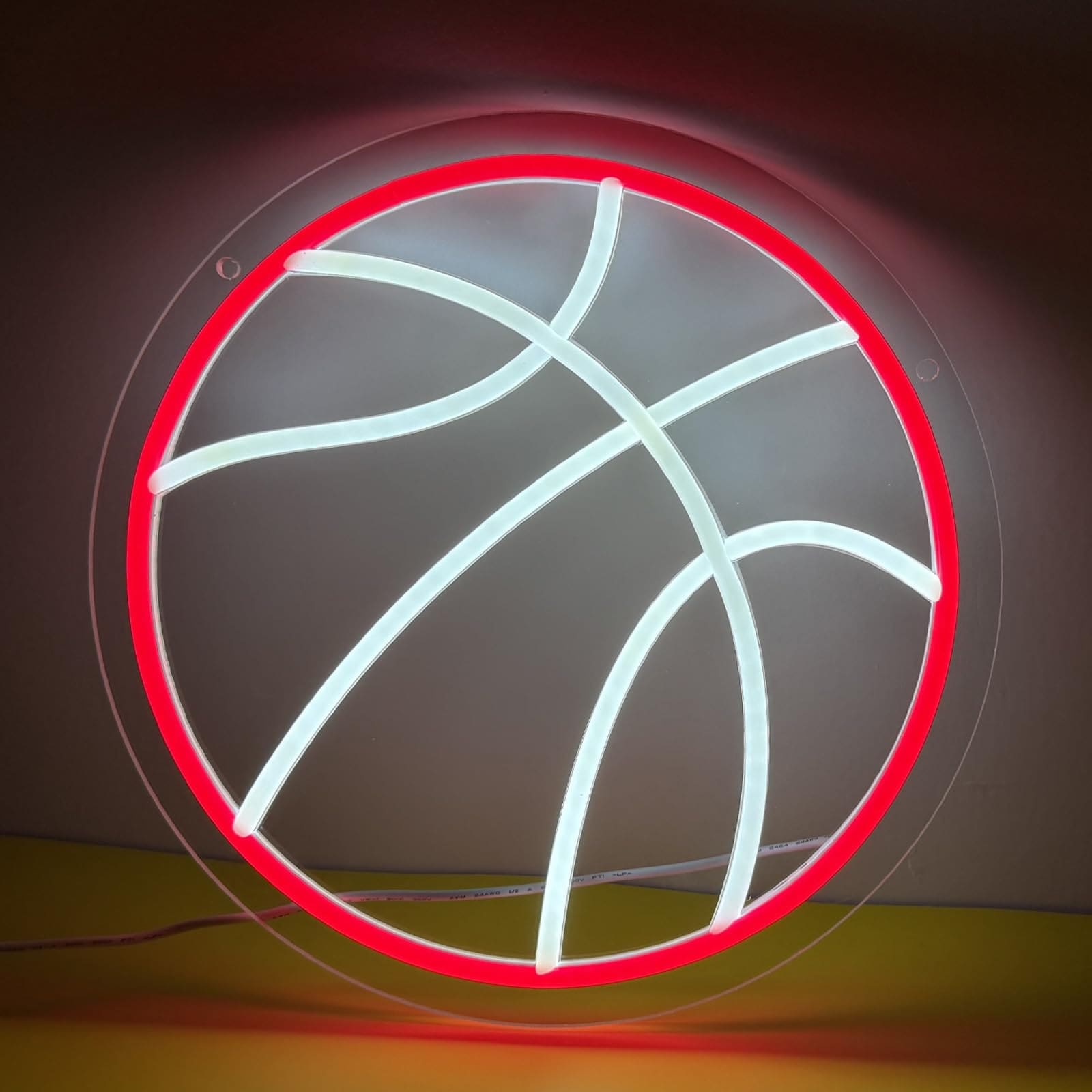 Lukvuzo Basketball Neon Sign LED Wall Light Dimmable USB Powered ...