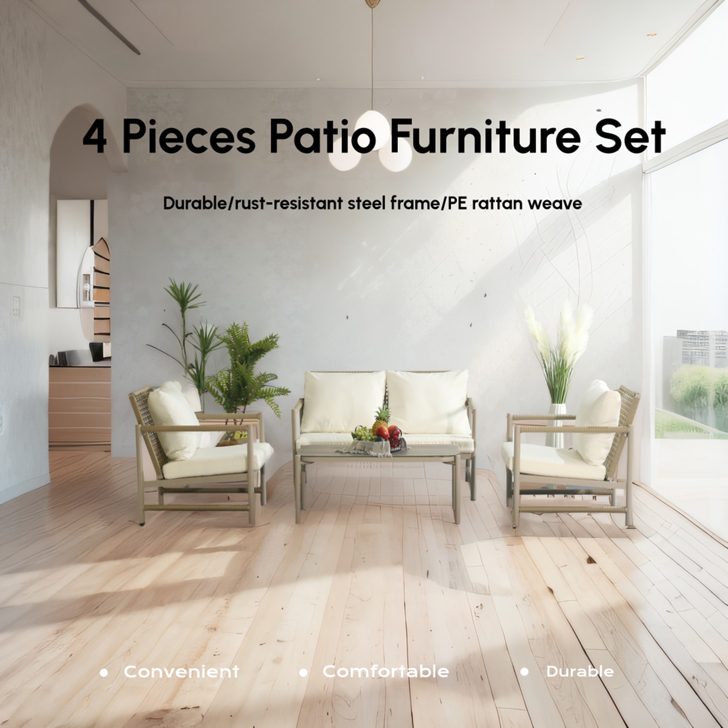 SINOFURN SYC540004BG Patio-Conversation-Sets - View #7