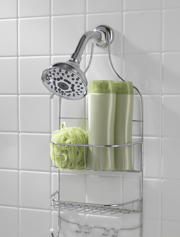 Chrome Over-The-Shower-Head Shower Organizer