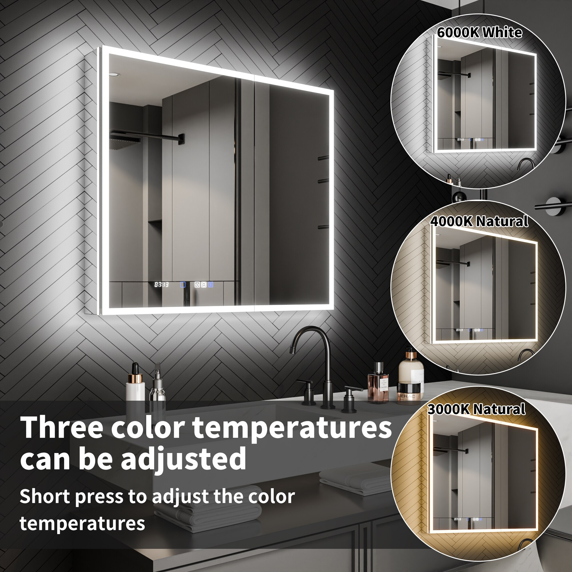 ExBrite W7MC4036 Bathroom-Medicine-Cabinets - View #4