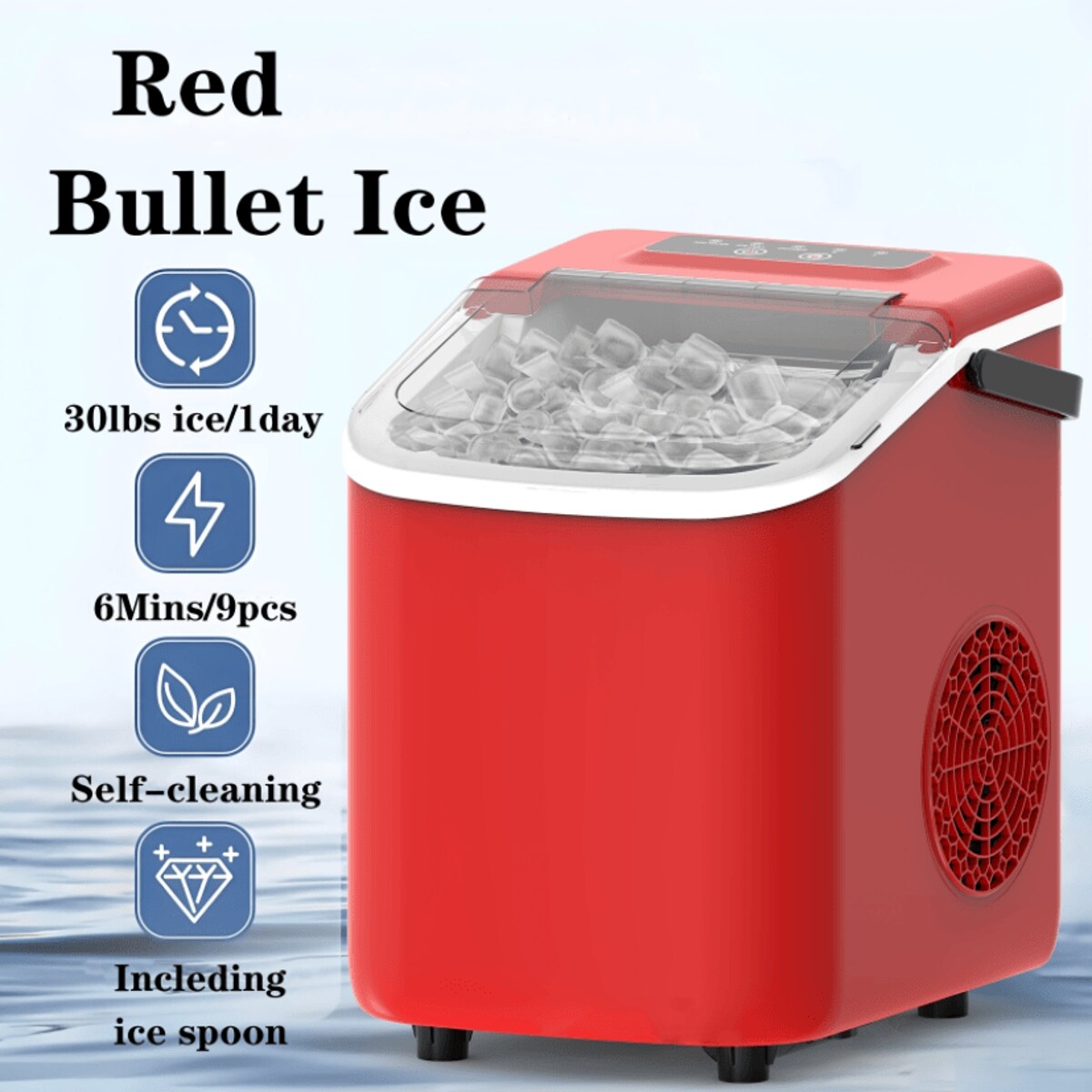 Ropilly D0102X3KTMU Ice-Makers - View #2