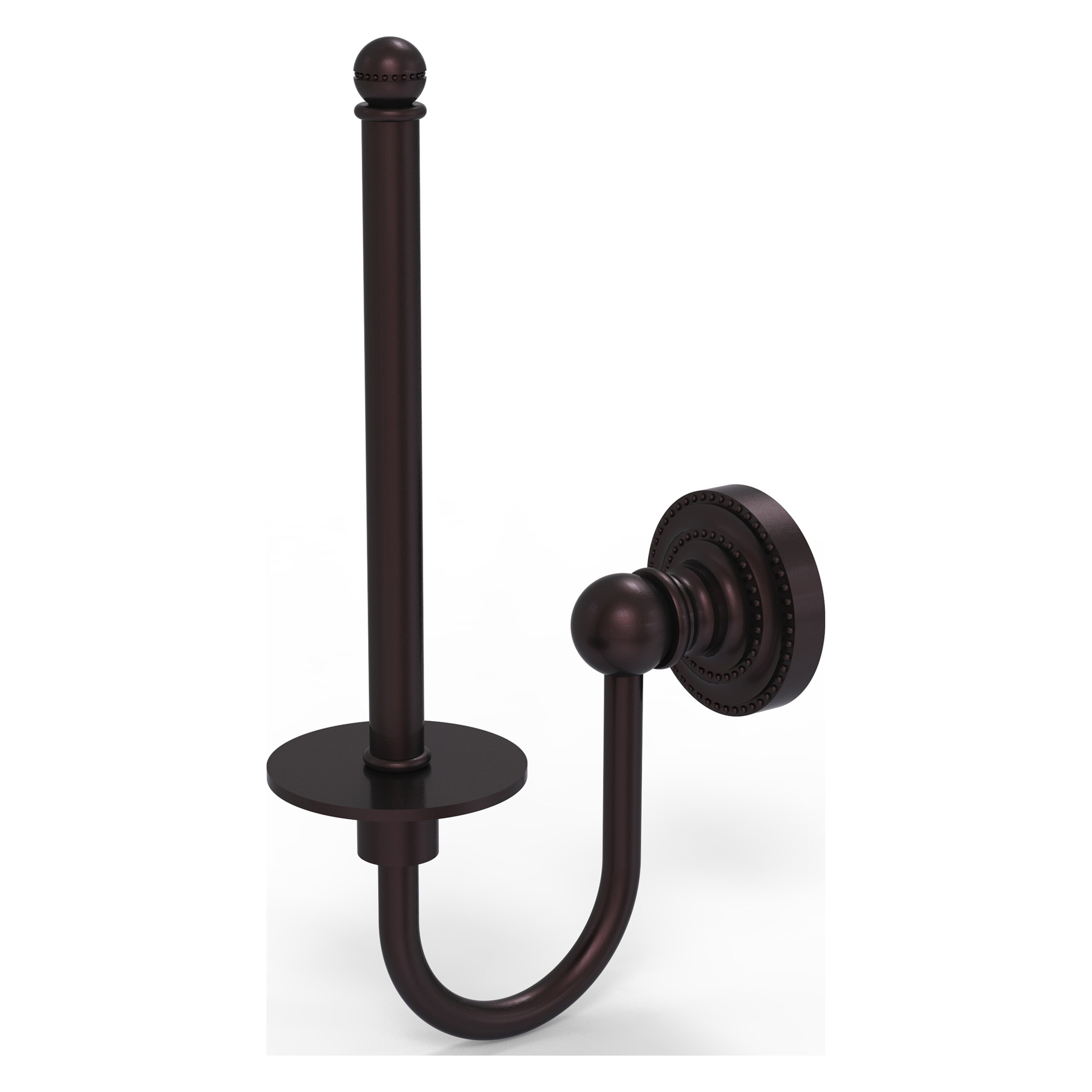 Allied Brass DT-24U-ABZ Dottingham Antique Bronze Wall mount Single post Toilet Paper Holder 1 -Rolls