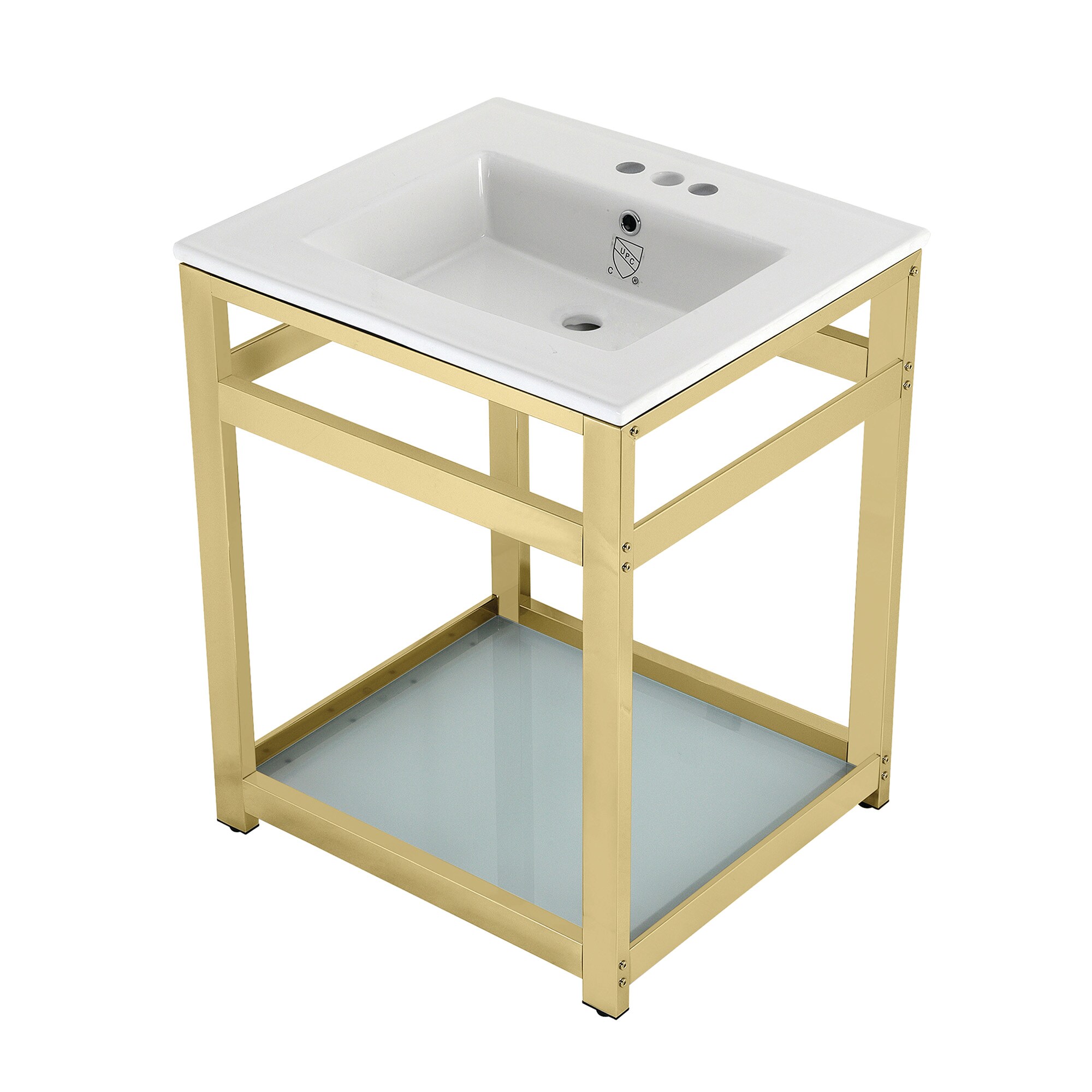 Kingston Brass WLVWP2522W4B2 Bath-Sink - View #2