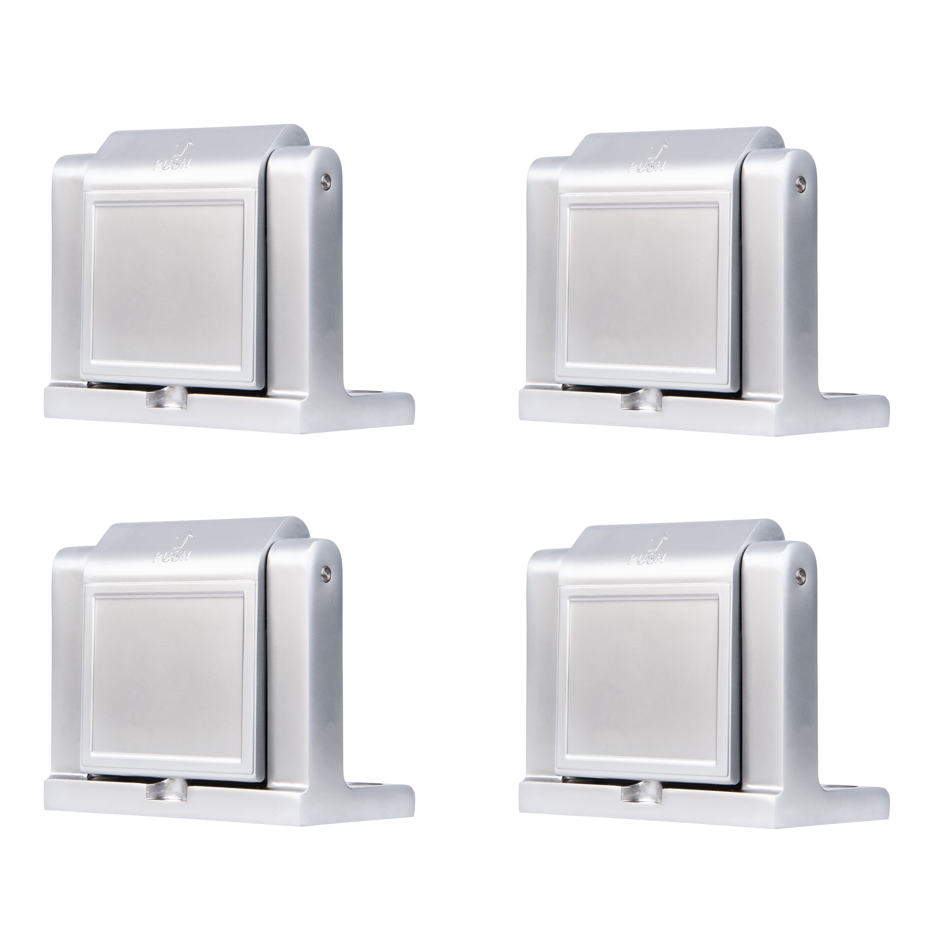 BRINKS COMMERCIAL BC41082 4 -Pack 2.75-in Satin Entry Door Flip Lock