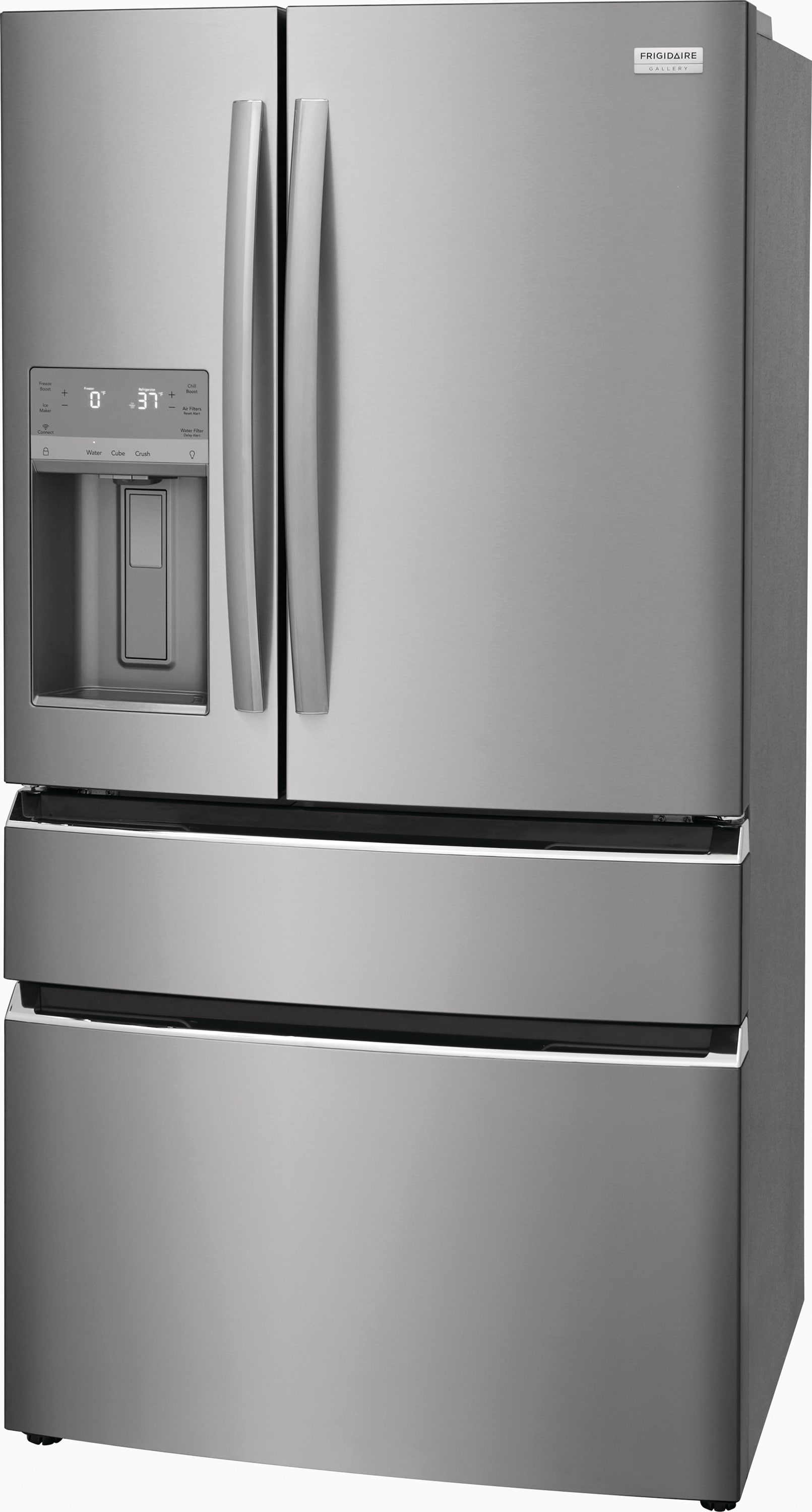 Frigidaire Gallery Counter-depth 21.5-cu ft 4-Door Smart French Door ...