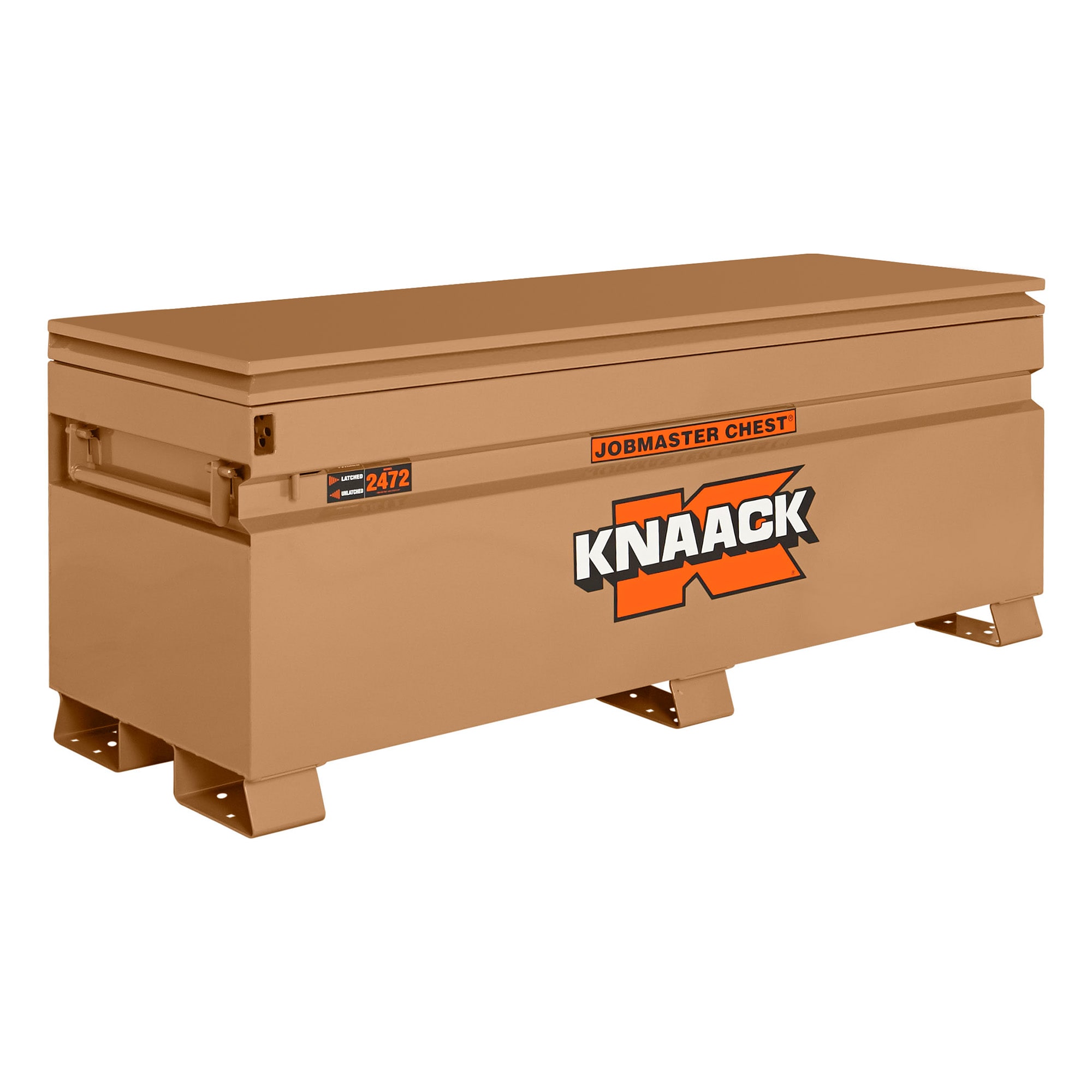 KNAACK 2472 JOBMASTER Chest 24-Inches W x 72-Inches L x 28.25-Inches H Brown Steel Jobsite Box