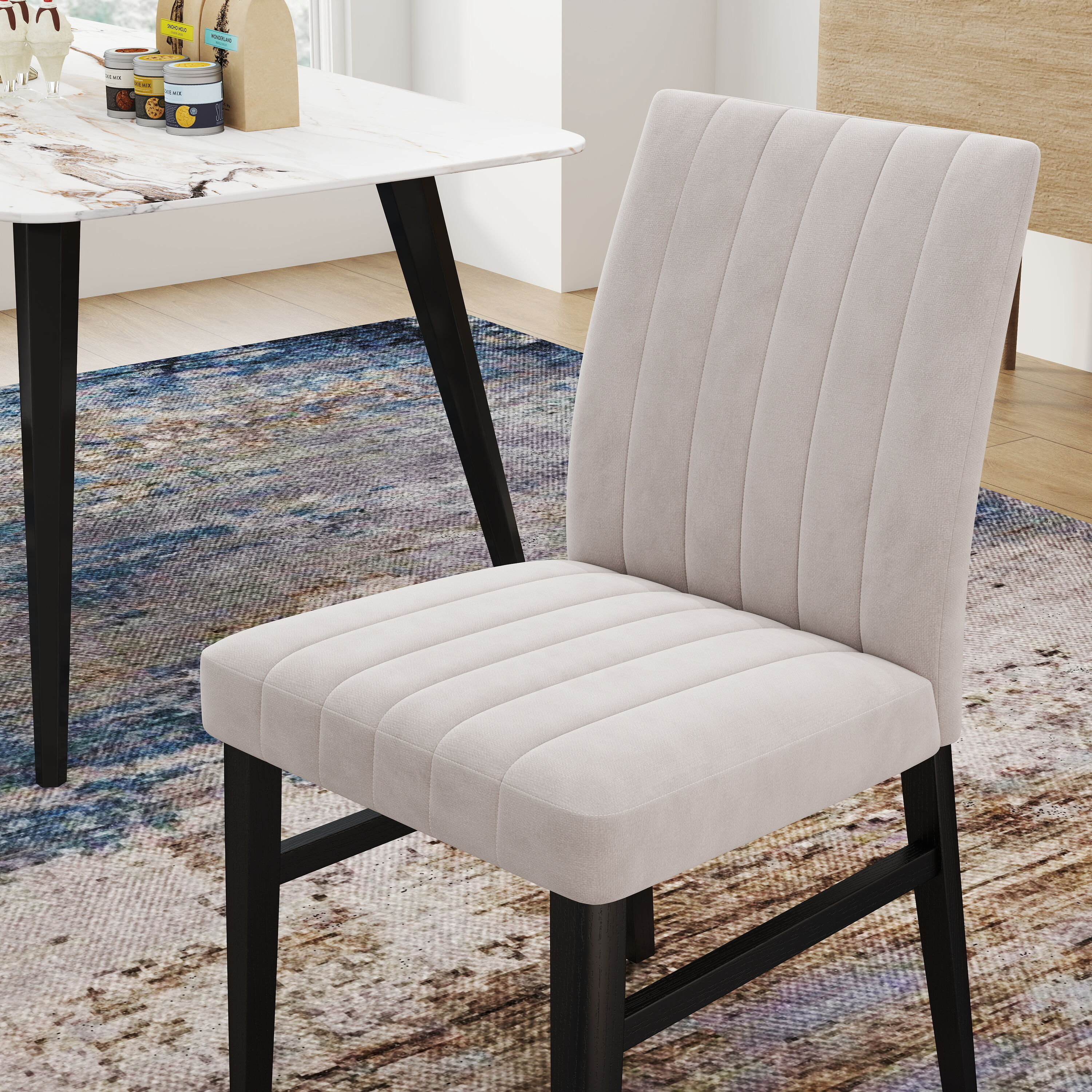 Roundhill Furniture C056TA Dining-Chairs - View #5