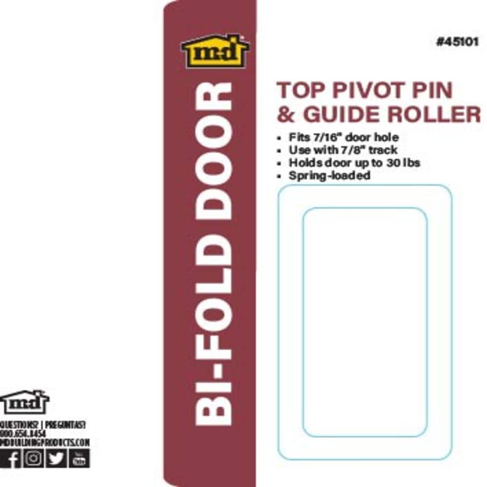 M-D 45101 Bifold-Closet-Door-Guide-Wheels - View #4