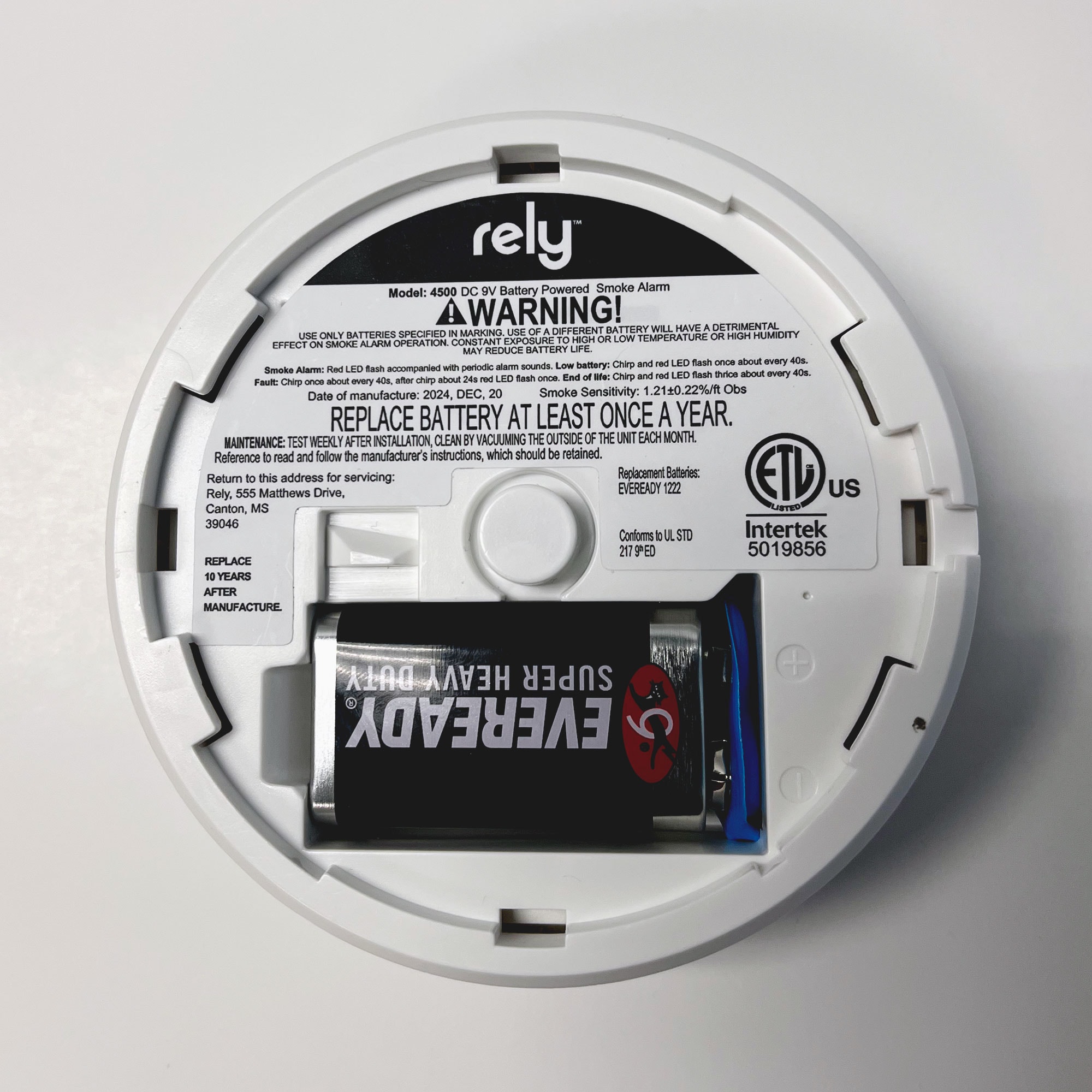 Rely 4500 Smoke-Alarms - View #4