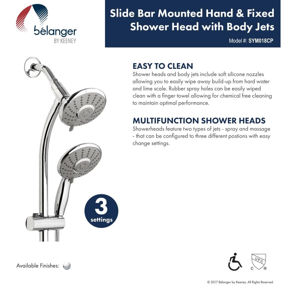 Keeney SYM018CP Tub-Shower-Faucets - View #4