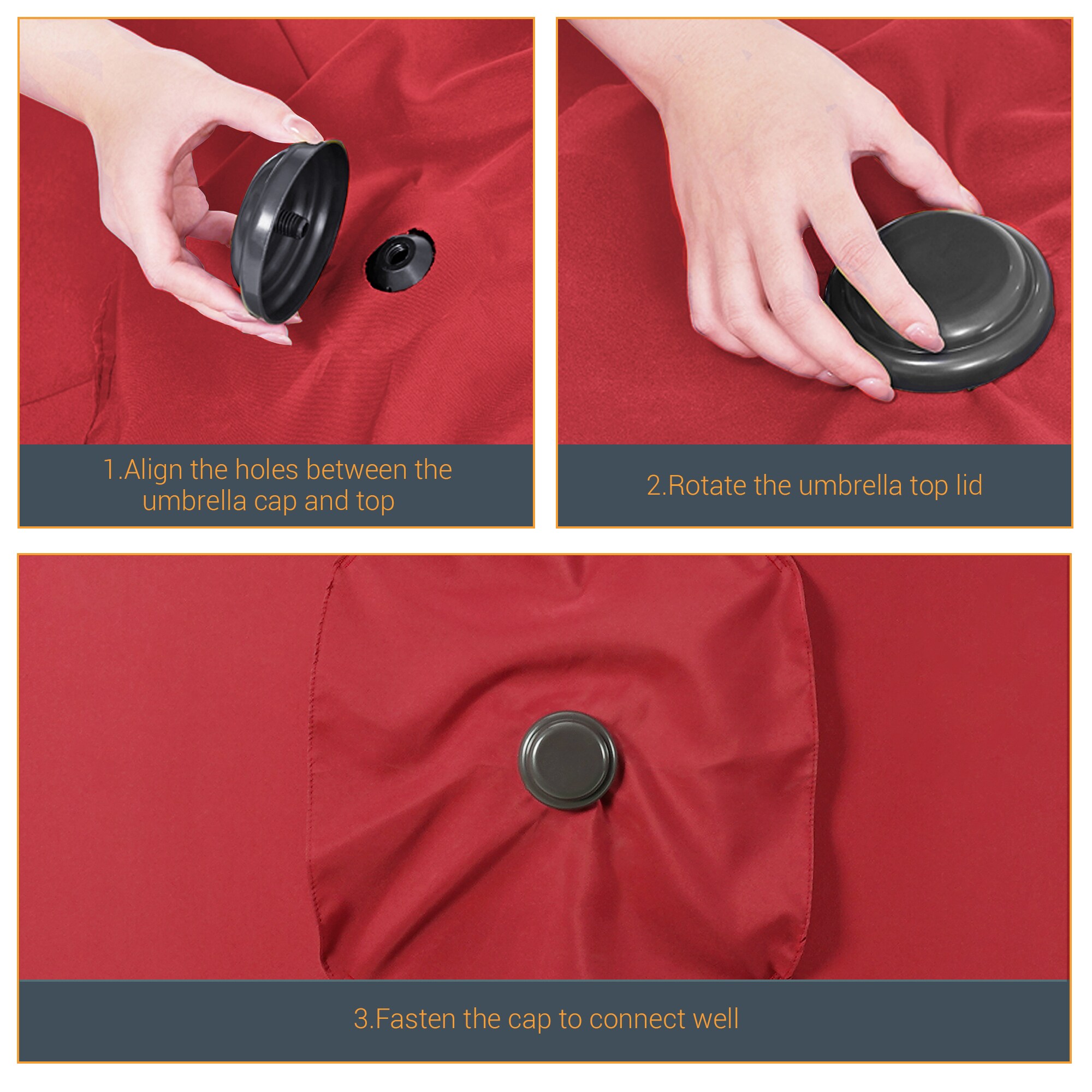 Sonkuki SD-CX-6565RD Umbrellas-2 - View #5