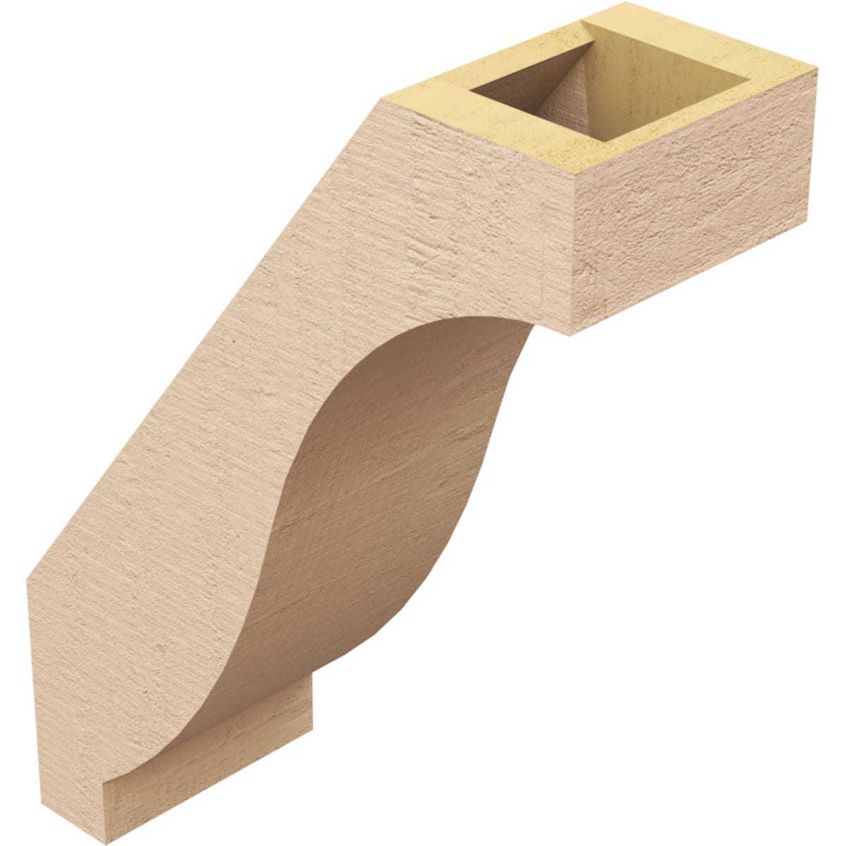 Ekena Millwork BRCUR05X12X16BKRRCPR braces - View #6