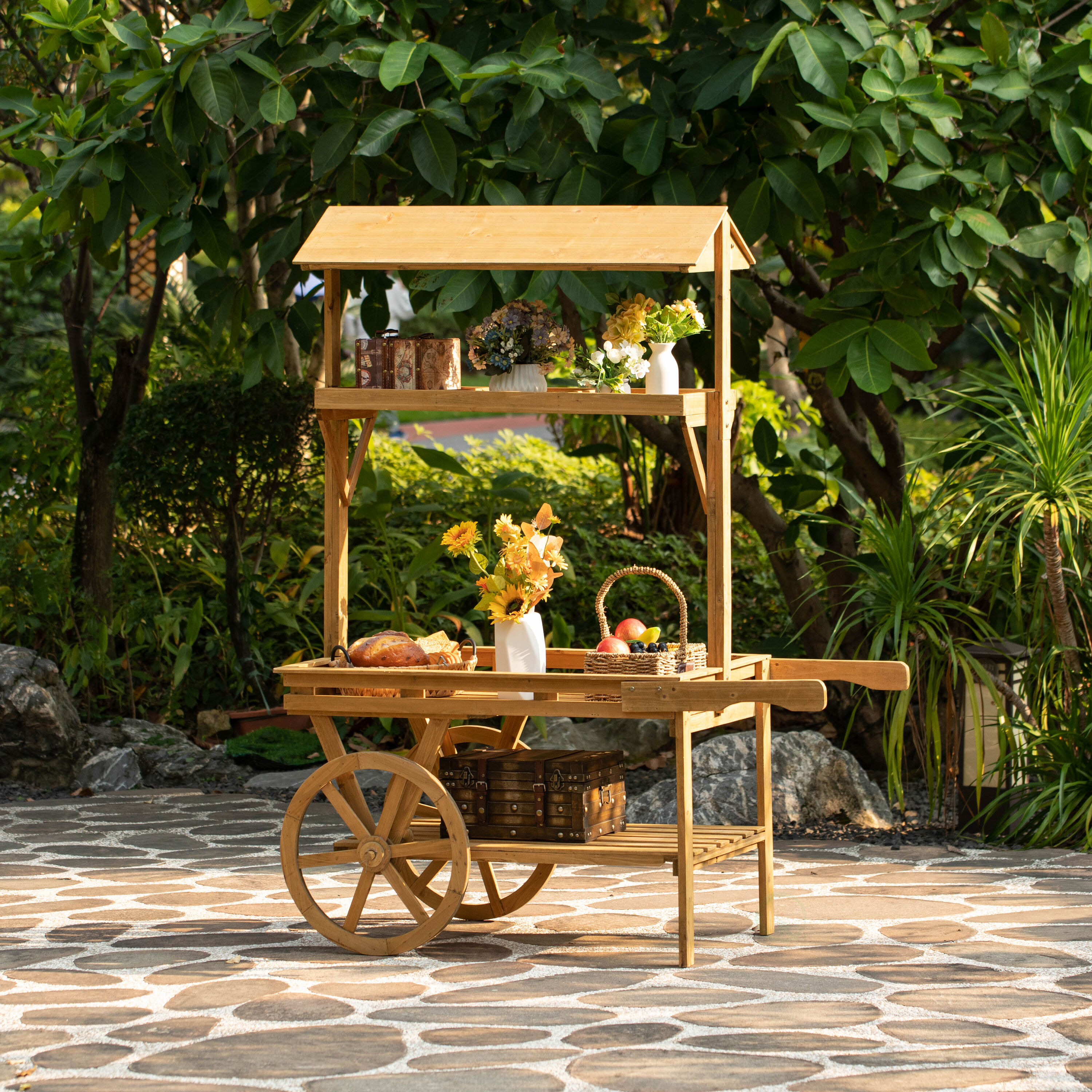 Vintiquewise QI004640 Plant-Stand - View #2