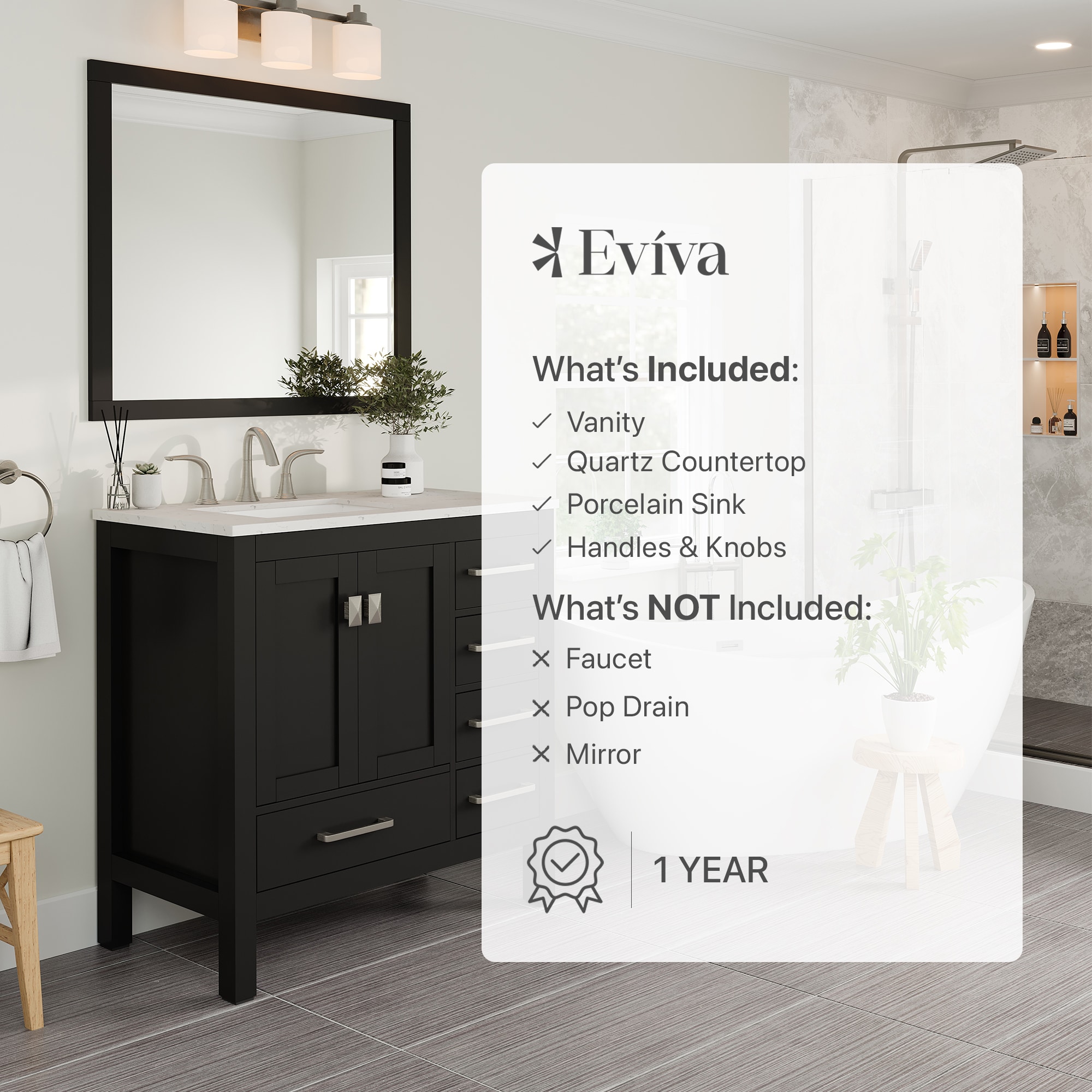Eviva EVVN412-36ES Bath-Vanity-Combo - View #7