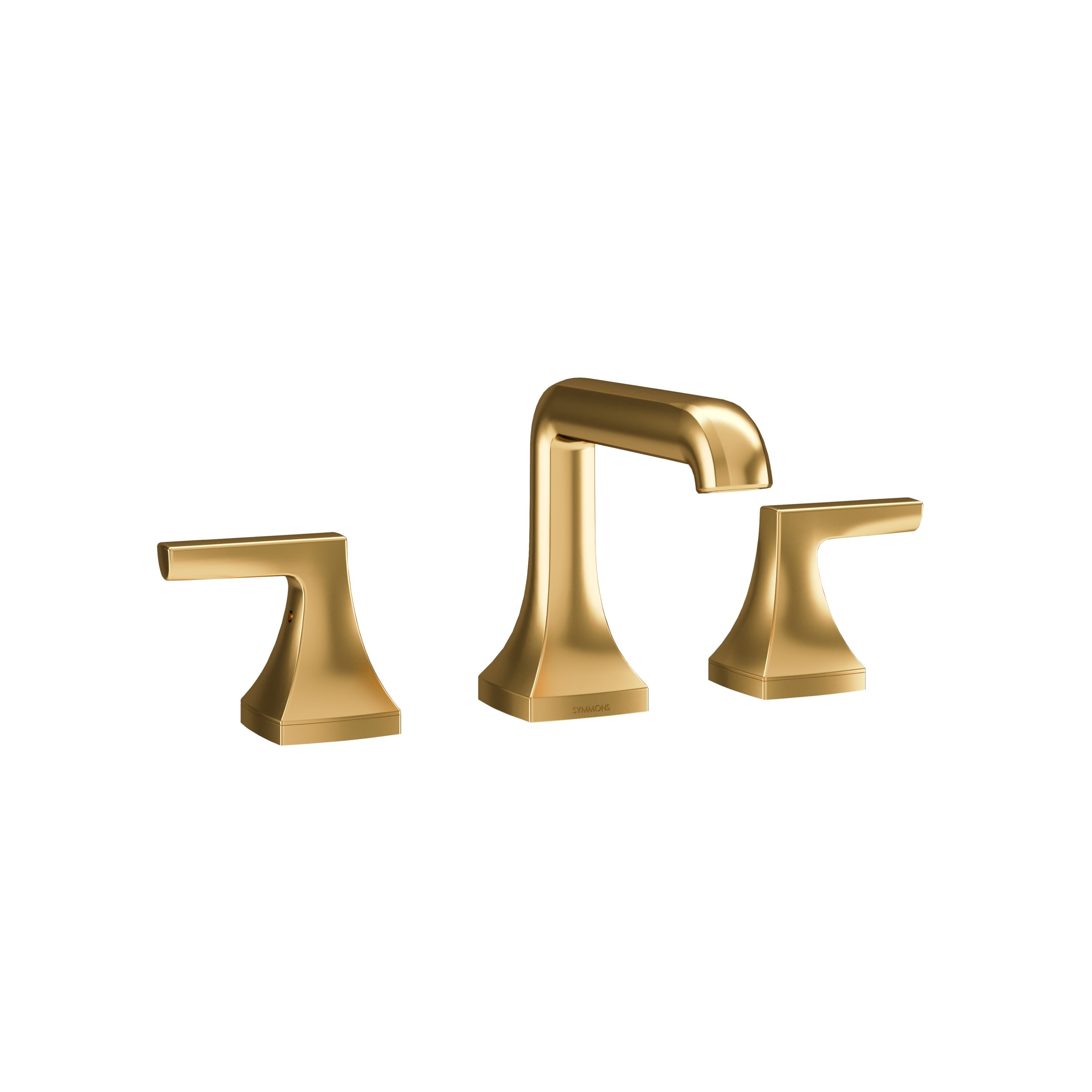Symmons SLW5612BBZPP Oak Brushed Bronze Widespread 2-handle WaterSense High-arc Commercial/Residential Handle Bathroom Sink Faucet with Drain