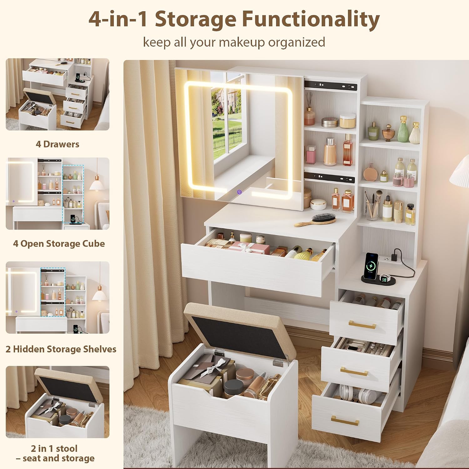 GAOMON LSYBPVD30Z4N Bedroom-Vanities - View #6