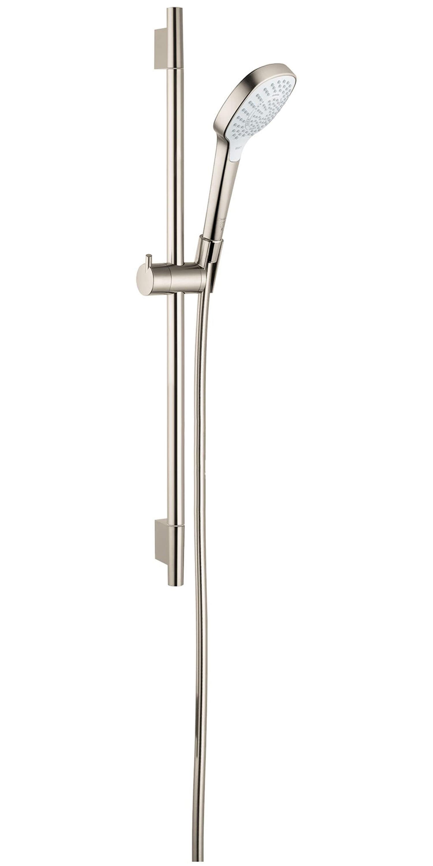 Hansgrohe 04941820 Croma Select E Brushed Nickel Sold separately Multi-function 4.375-in Square Shower Faucet