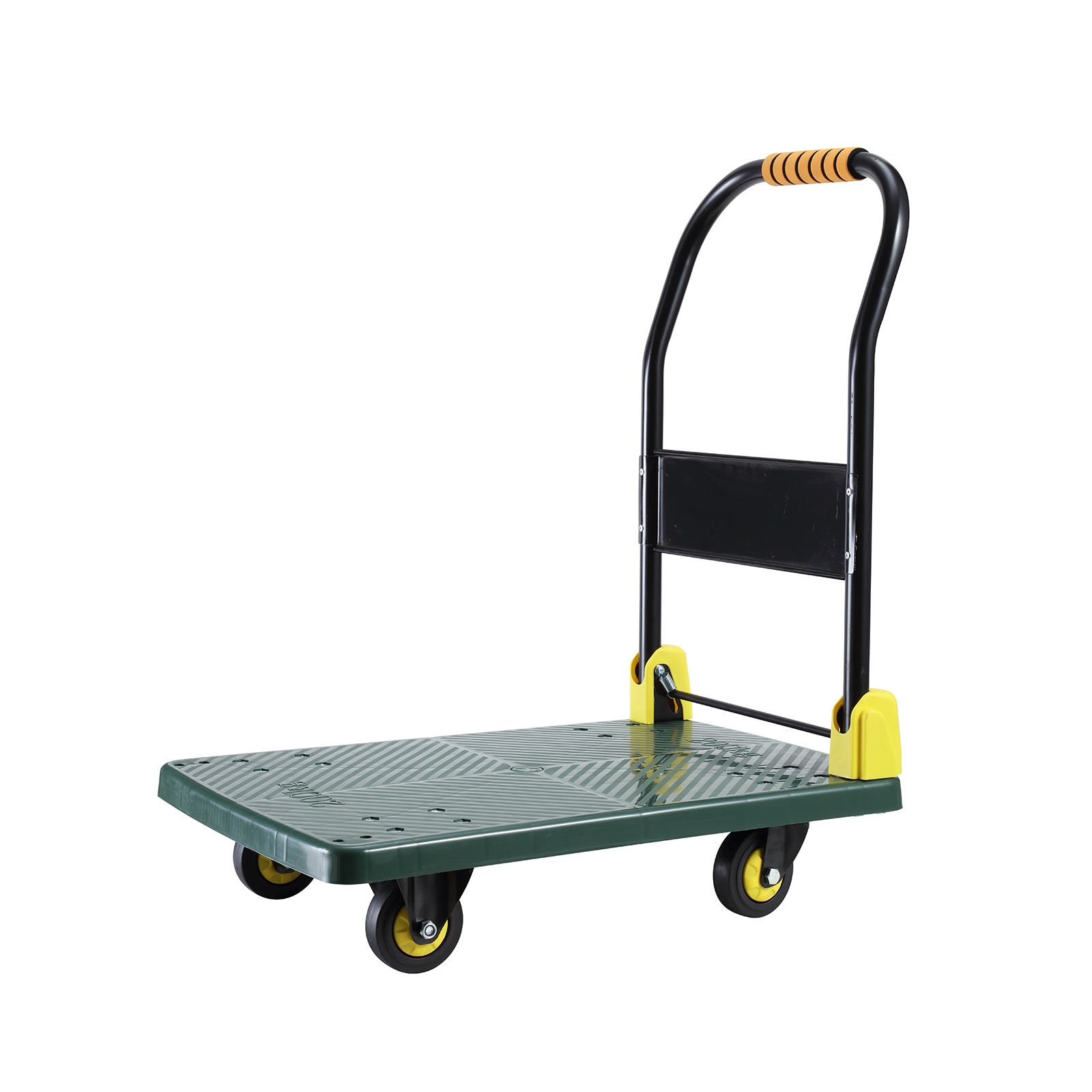 Siavonce ZX-34106233 440-lb Capacity 4 -Wheel Green Steel Folding hand truck