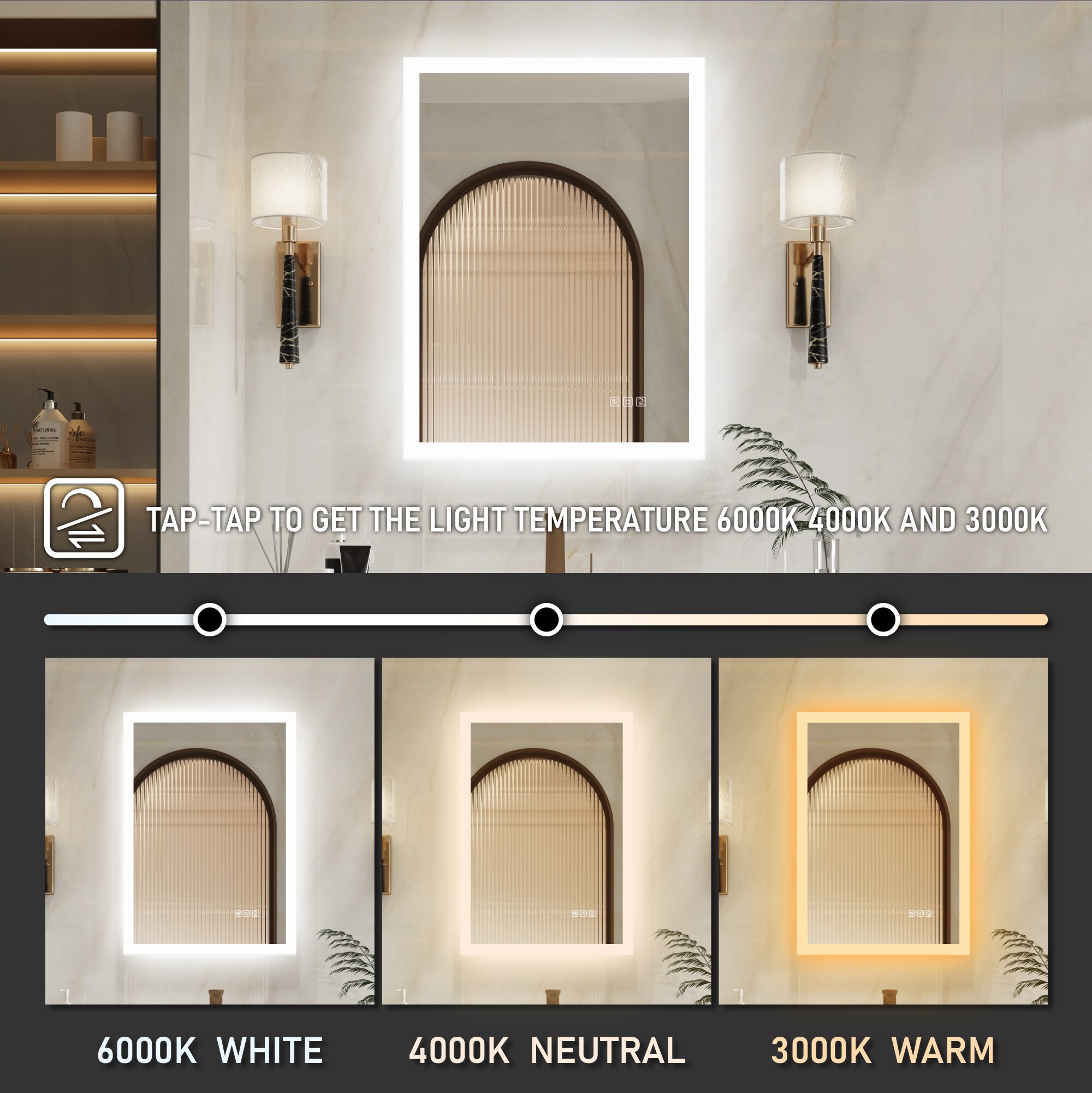 Forclover MRE-7GX2432 Framed-Bath-Mirrors - View #10