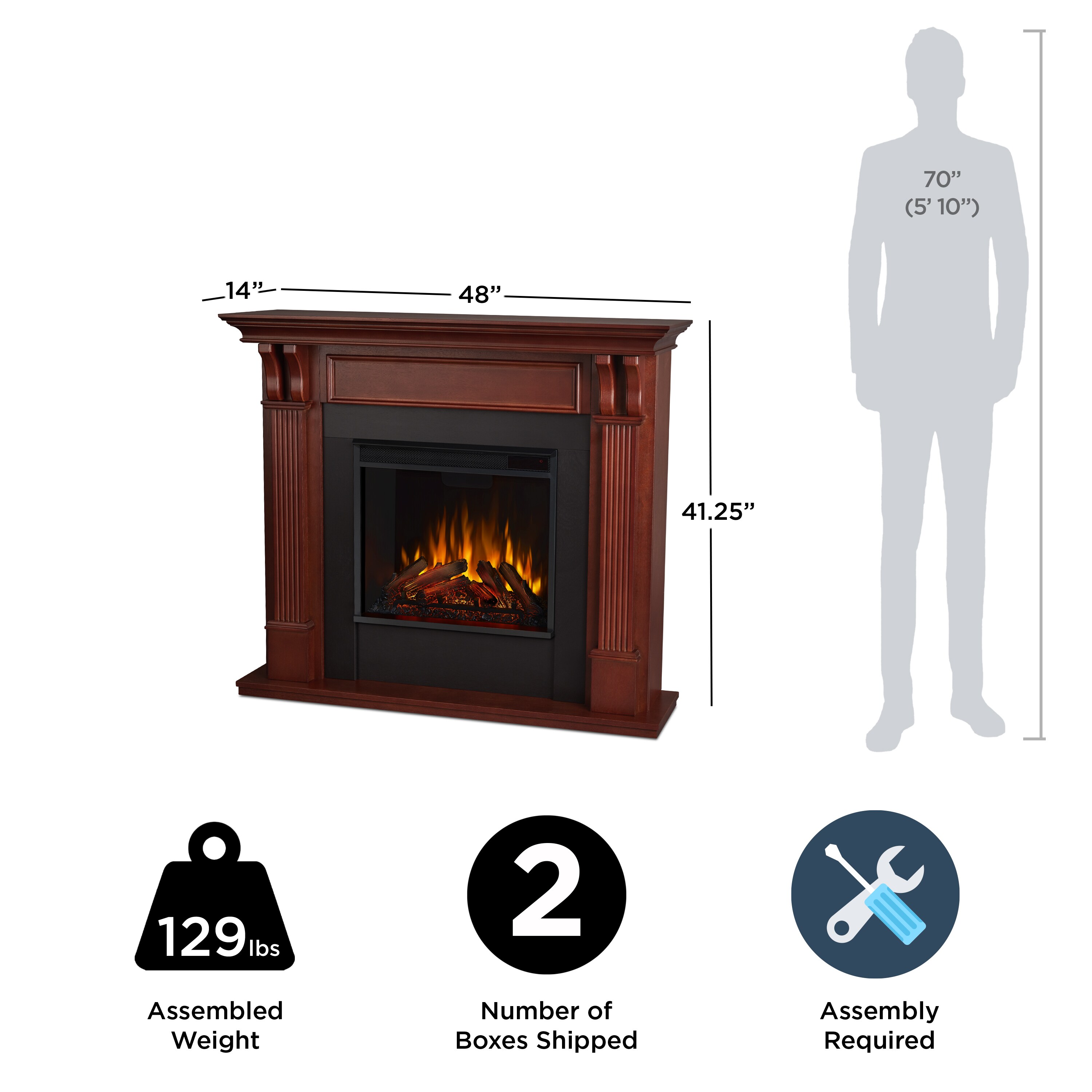 Real Flame 7100E-M Electric-Fireplaces - View #8