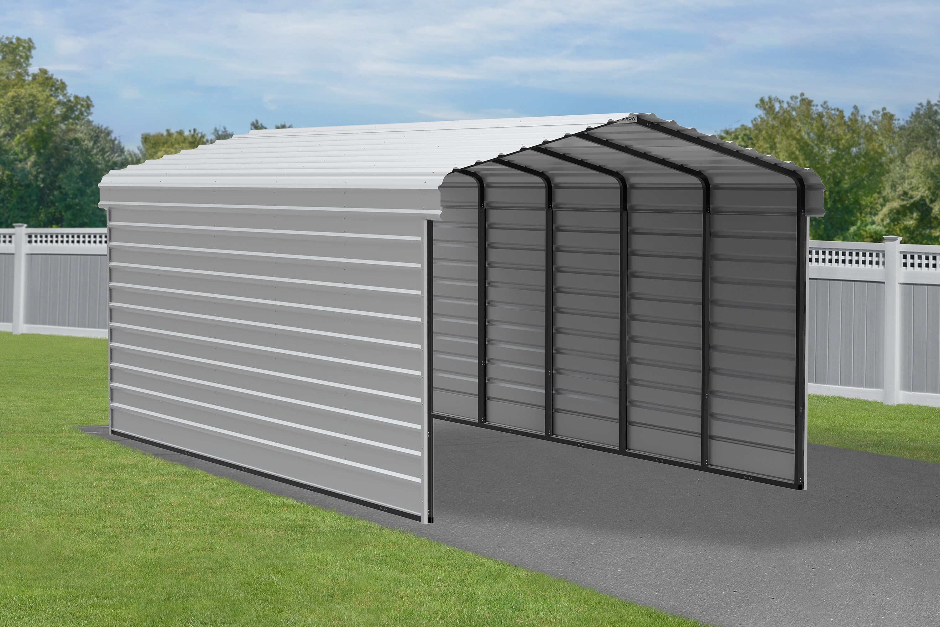 Arrow CPH122409ECL2 Carport-Covers - View #8