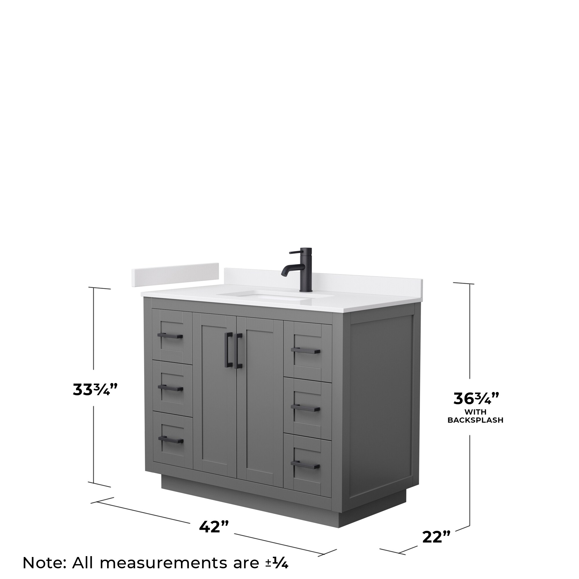 Wyndham Collection WCF292942SGBWCUNSMXX Bath-Vanity-Combo - View #5