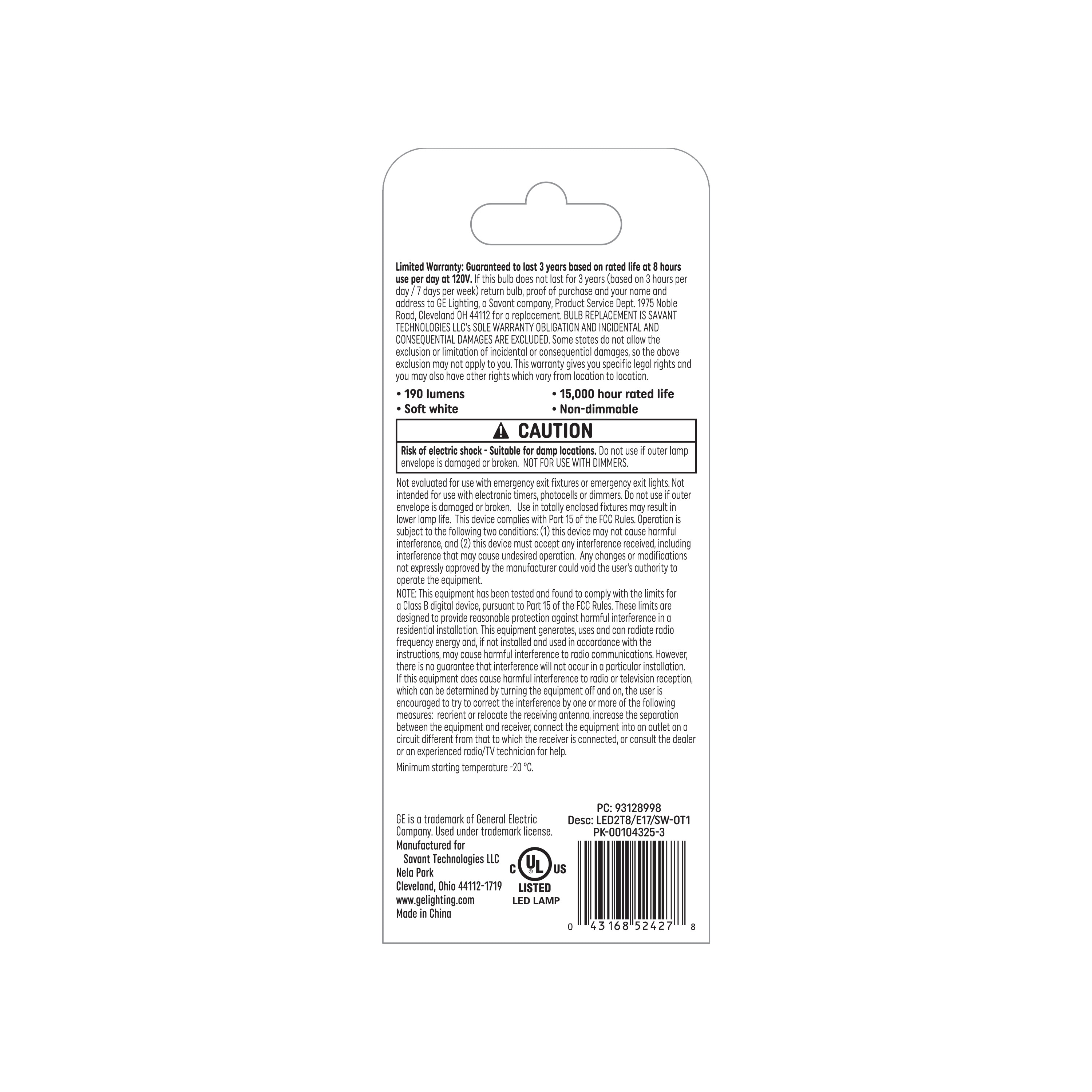GE 93128998 Specialty-Light-Bulbs - View #4