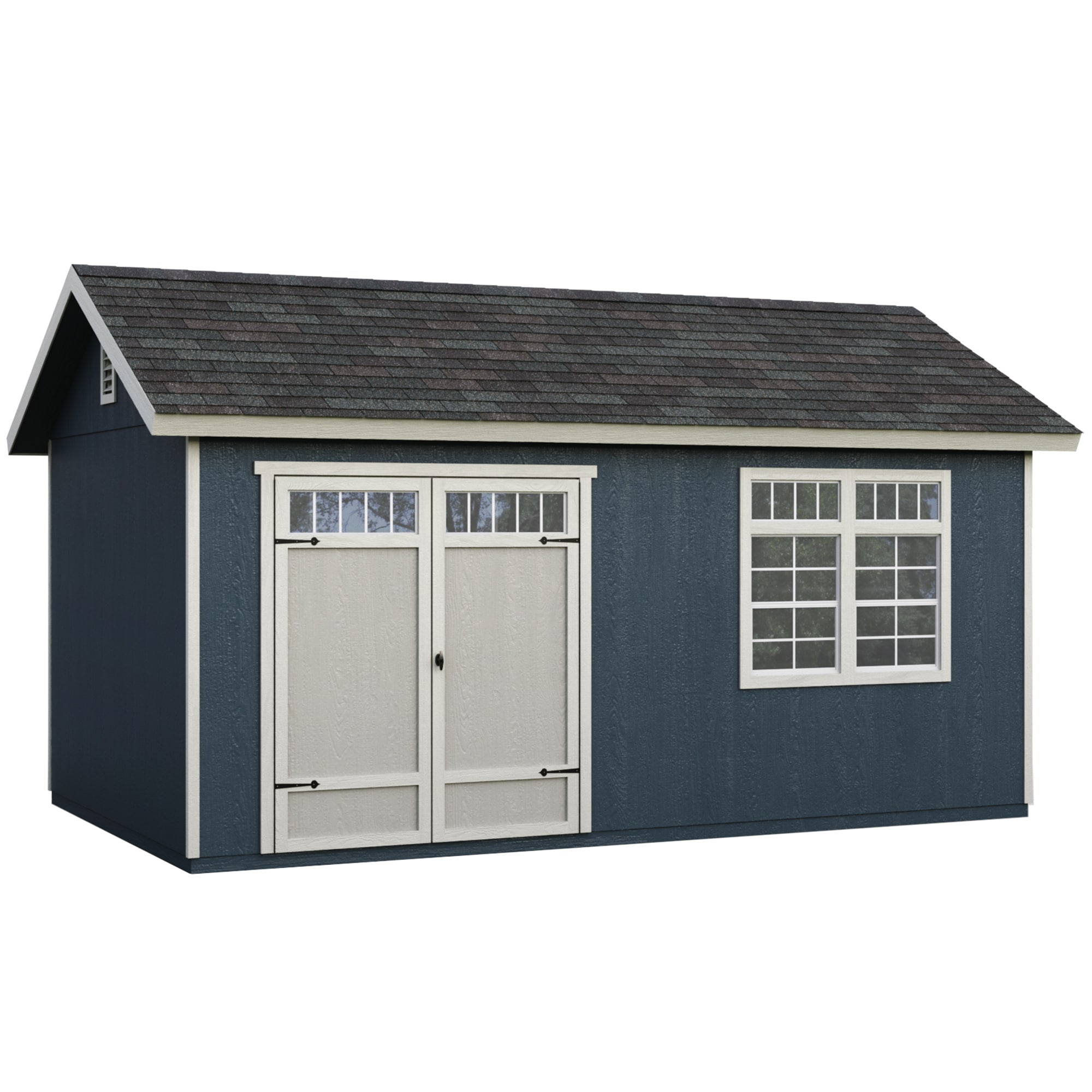 Heartland 16-ft x 10-ft Kennedale Gable Engineered Storage Shed (Floor ...