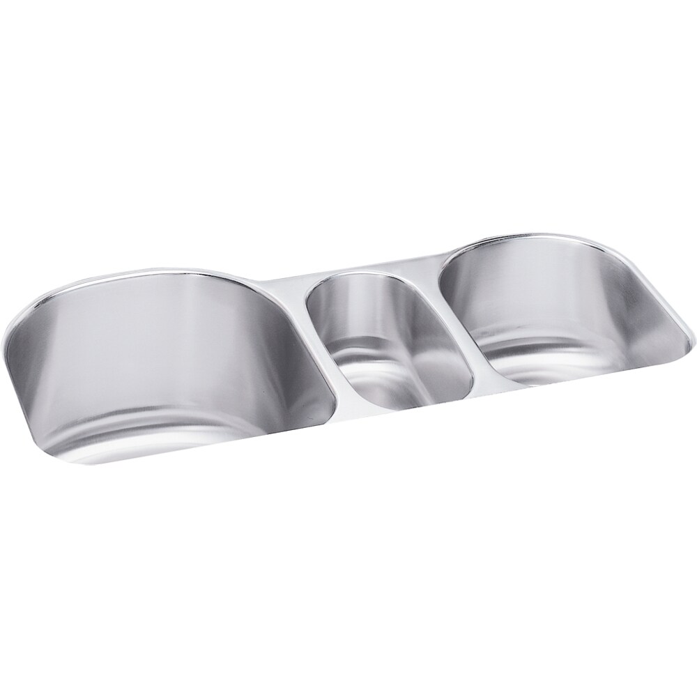Elkay ELUH3920 Lustertone Classic Drop-in 39.5-Inches x 20-Inches Stainless Stainless steel Triple bowl 18 -Gauge Kitchen Sink