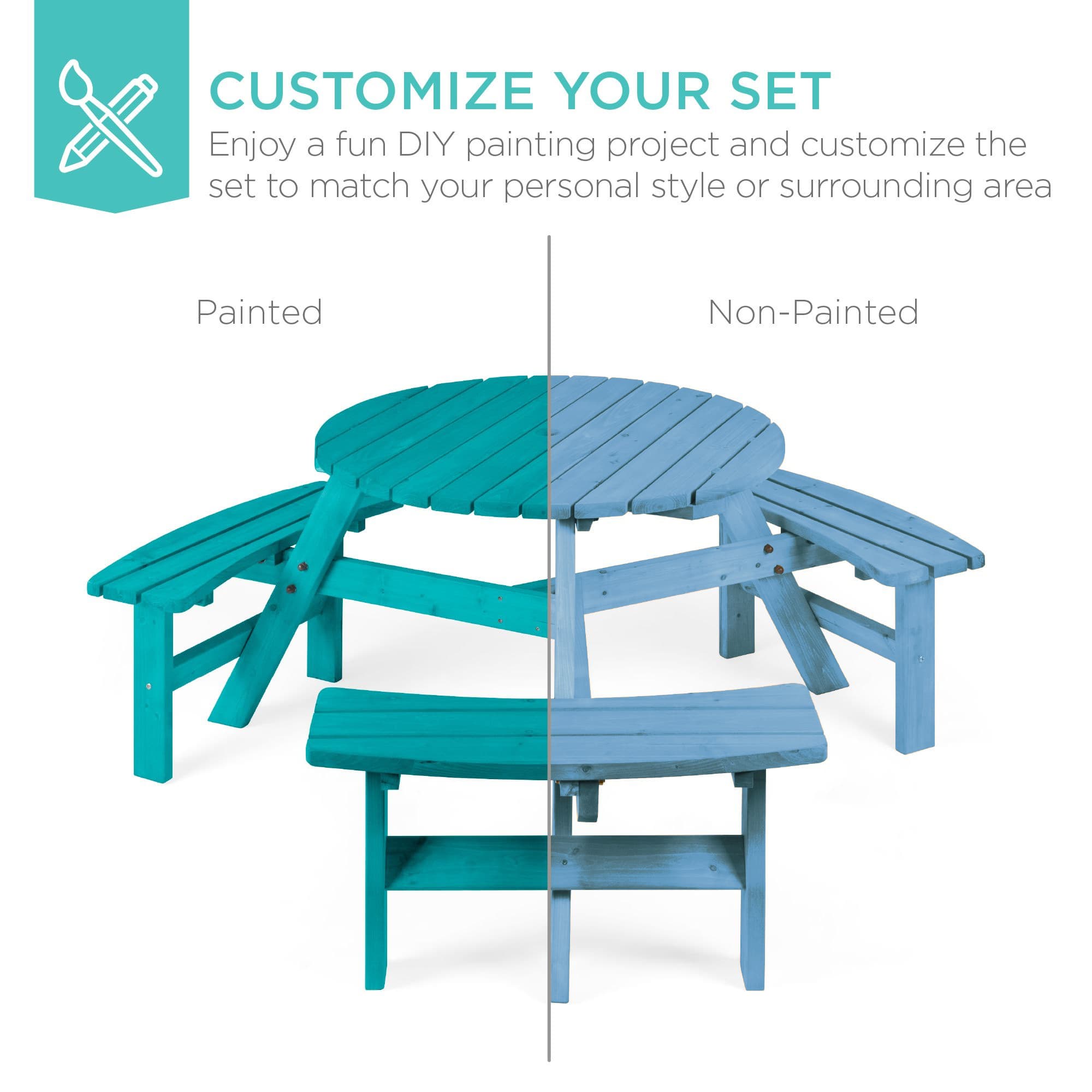 Best Choice Products SKY10985 Picnic-Tables - View #5