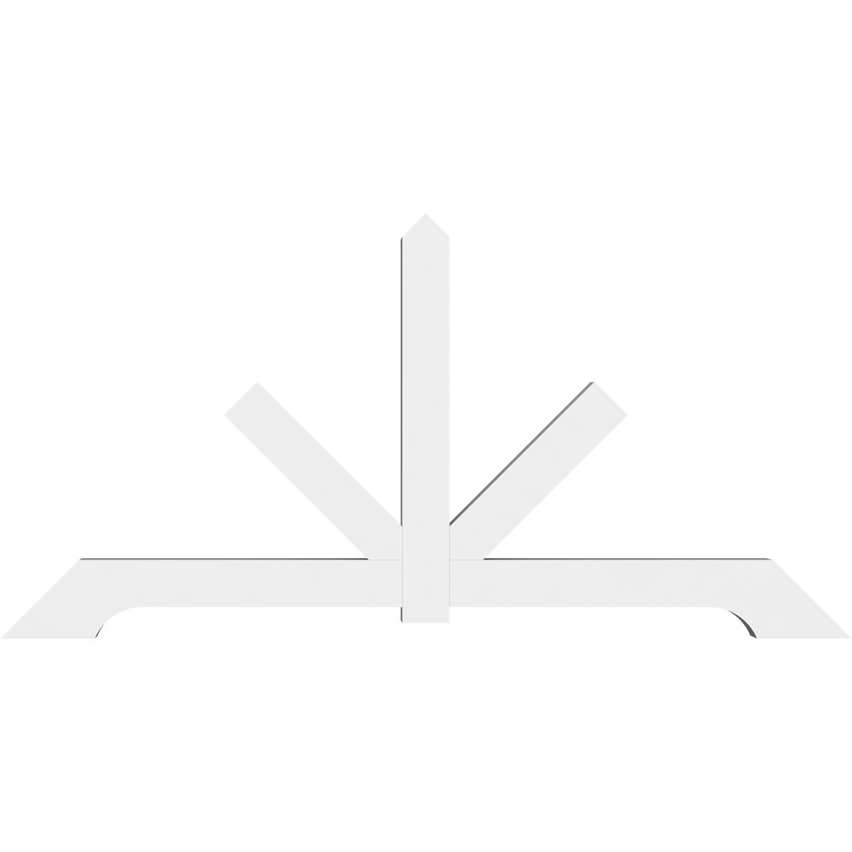 Ekena Millwork GBP072X36X0404VAN00 Exterior-Brackets-Braces - View #2