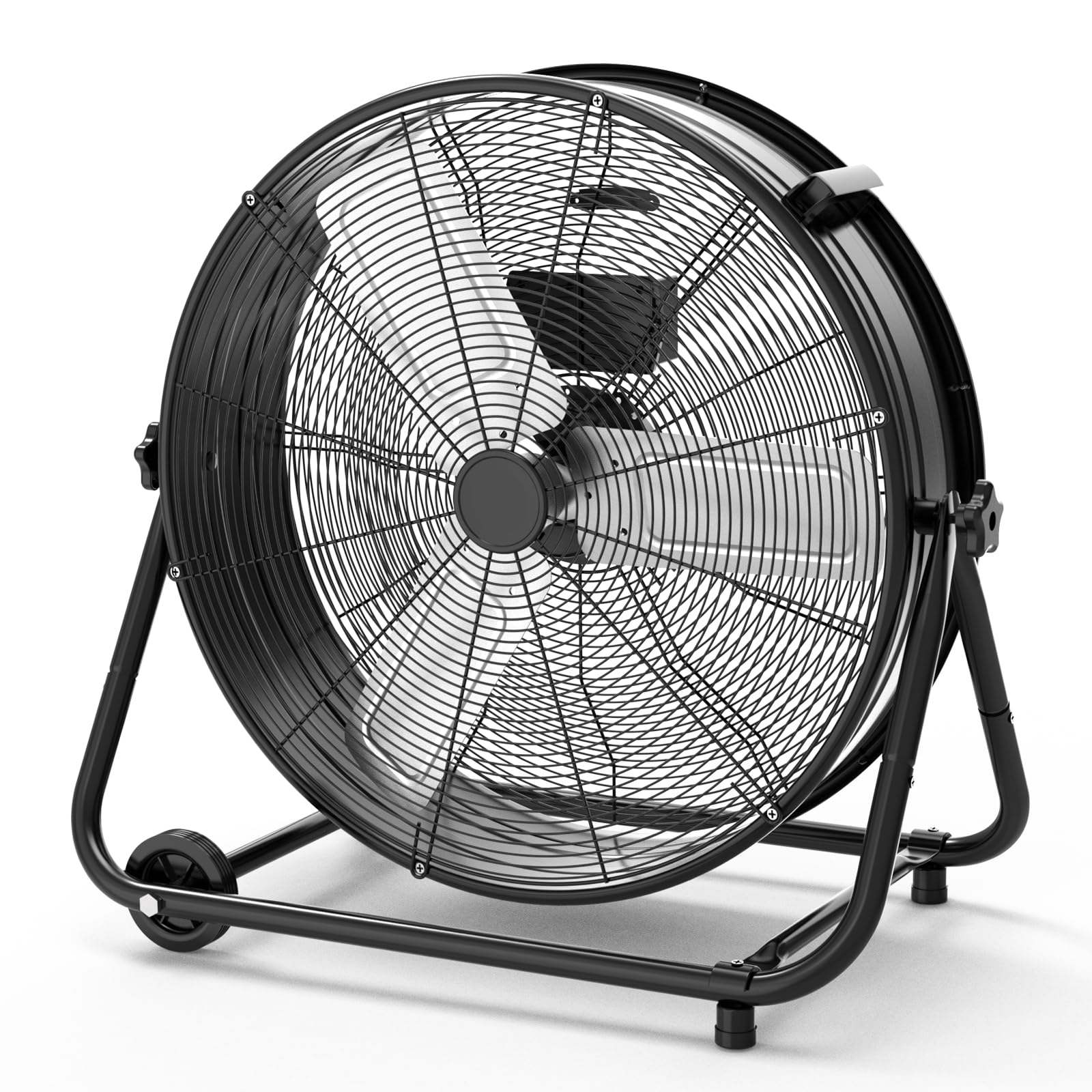 DEXSO High Speed Industrial Drum Floor Fan 24 Inch