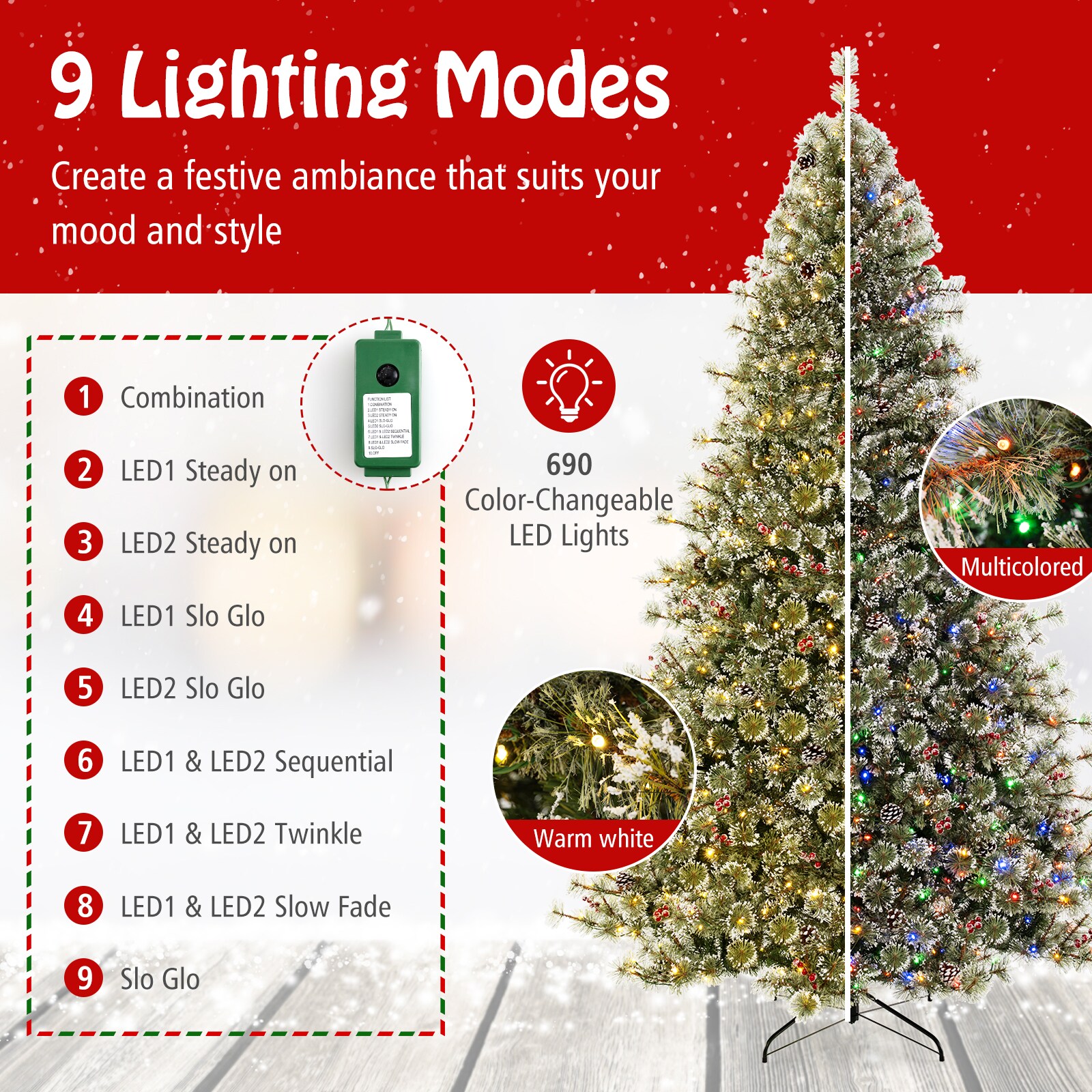 LIVIZA HYG24968US-L Artificial-Christmas-Trees - View #5