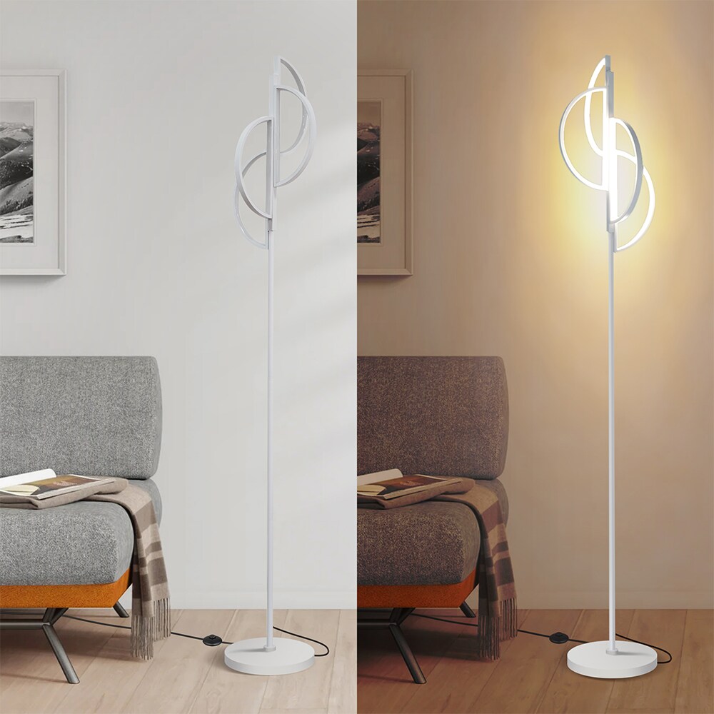 novelty fixture 18.7-in White Floor Lamp at Lowes.com