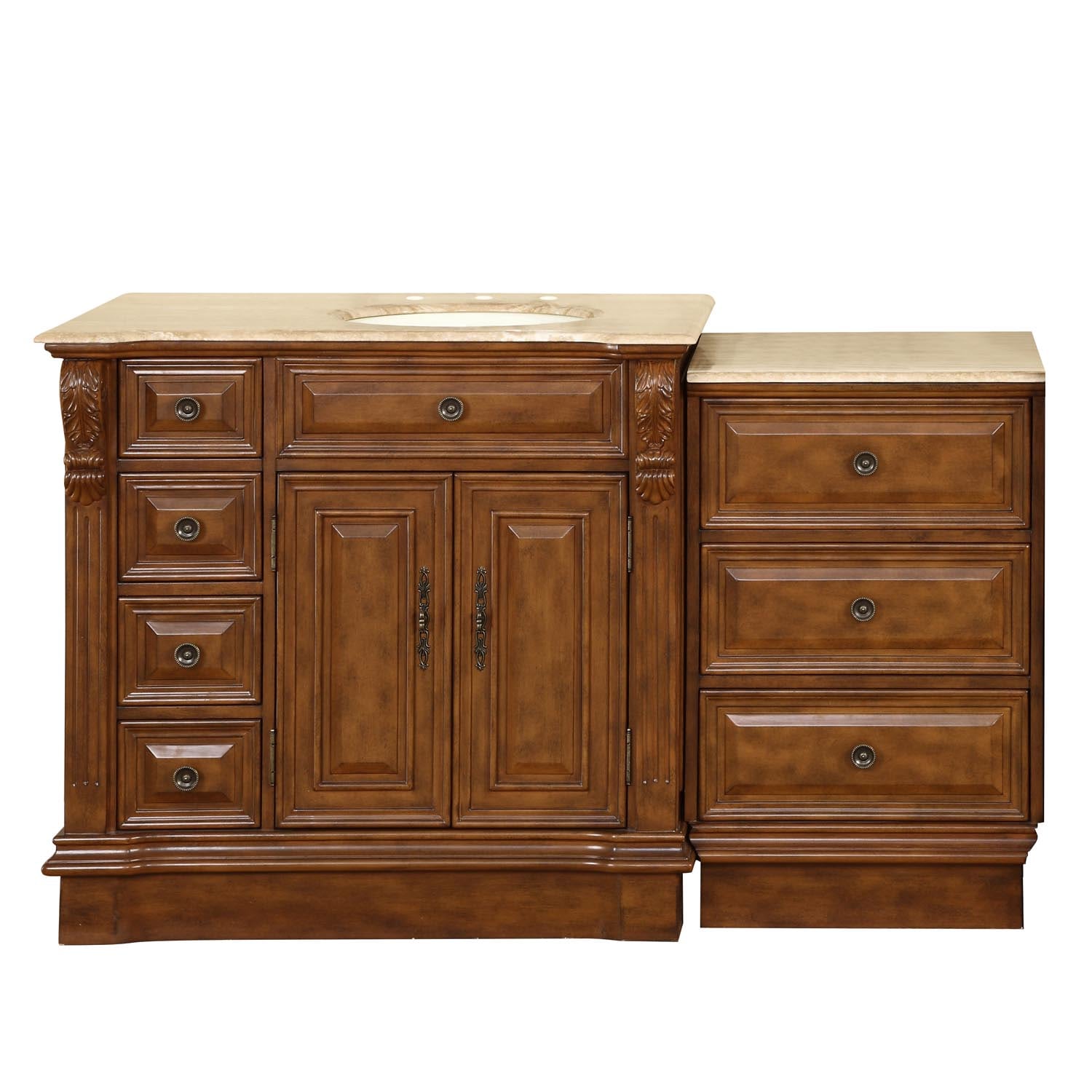 Silkroad Exclusive HYP-0904-T-UIC-58-R Bath-Vanity-Combo - View #7
